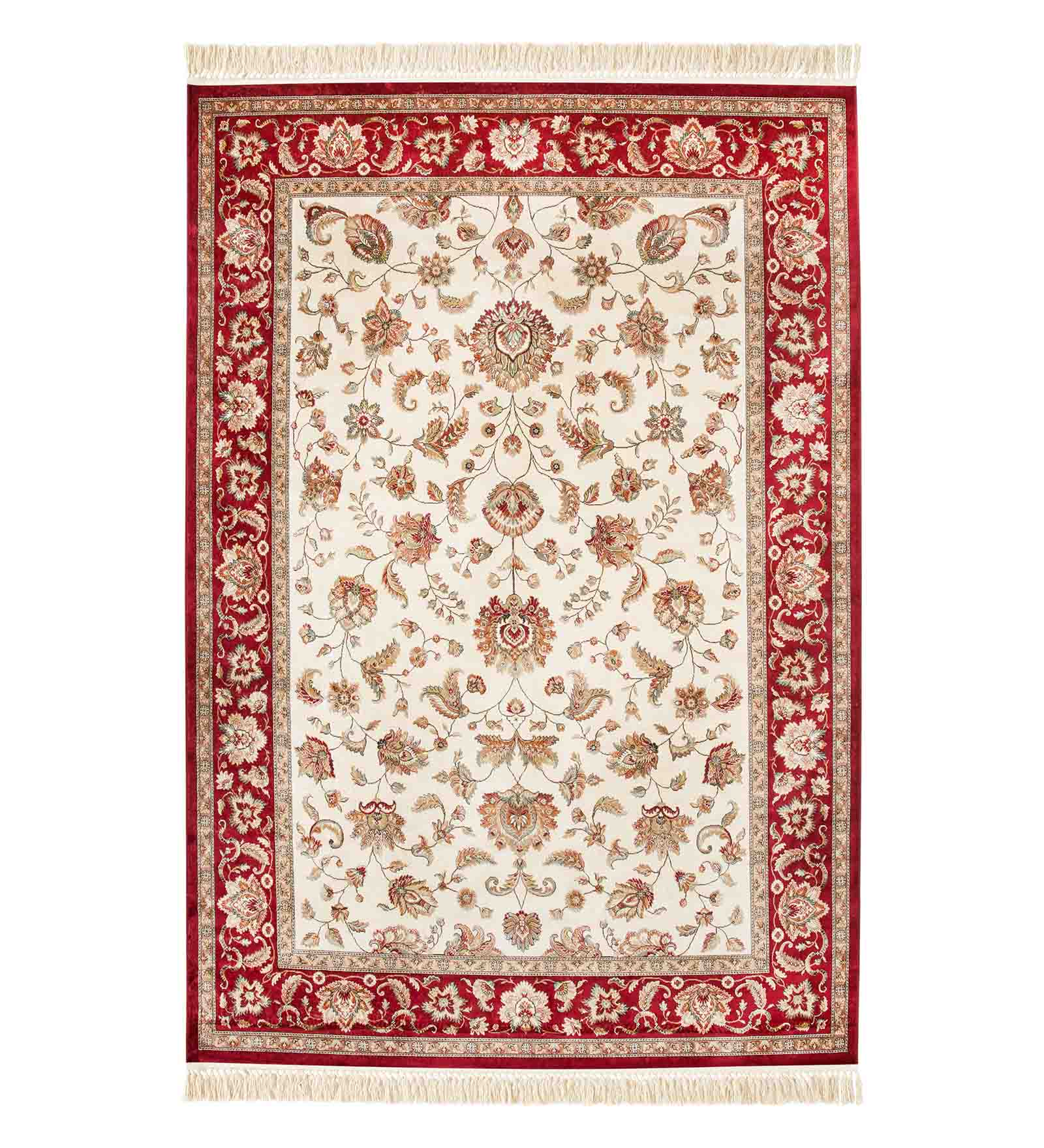 Belluchi Classical Carpet Cream and Maroon