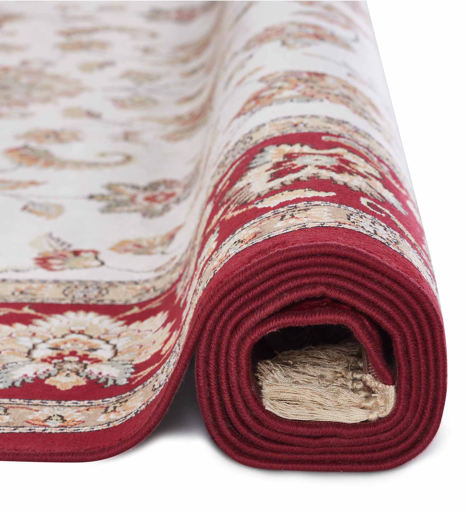 Belluchi Classical Carpet Cream and Maroon