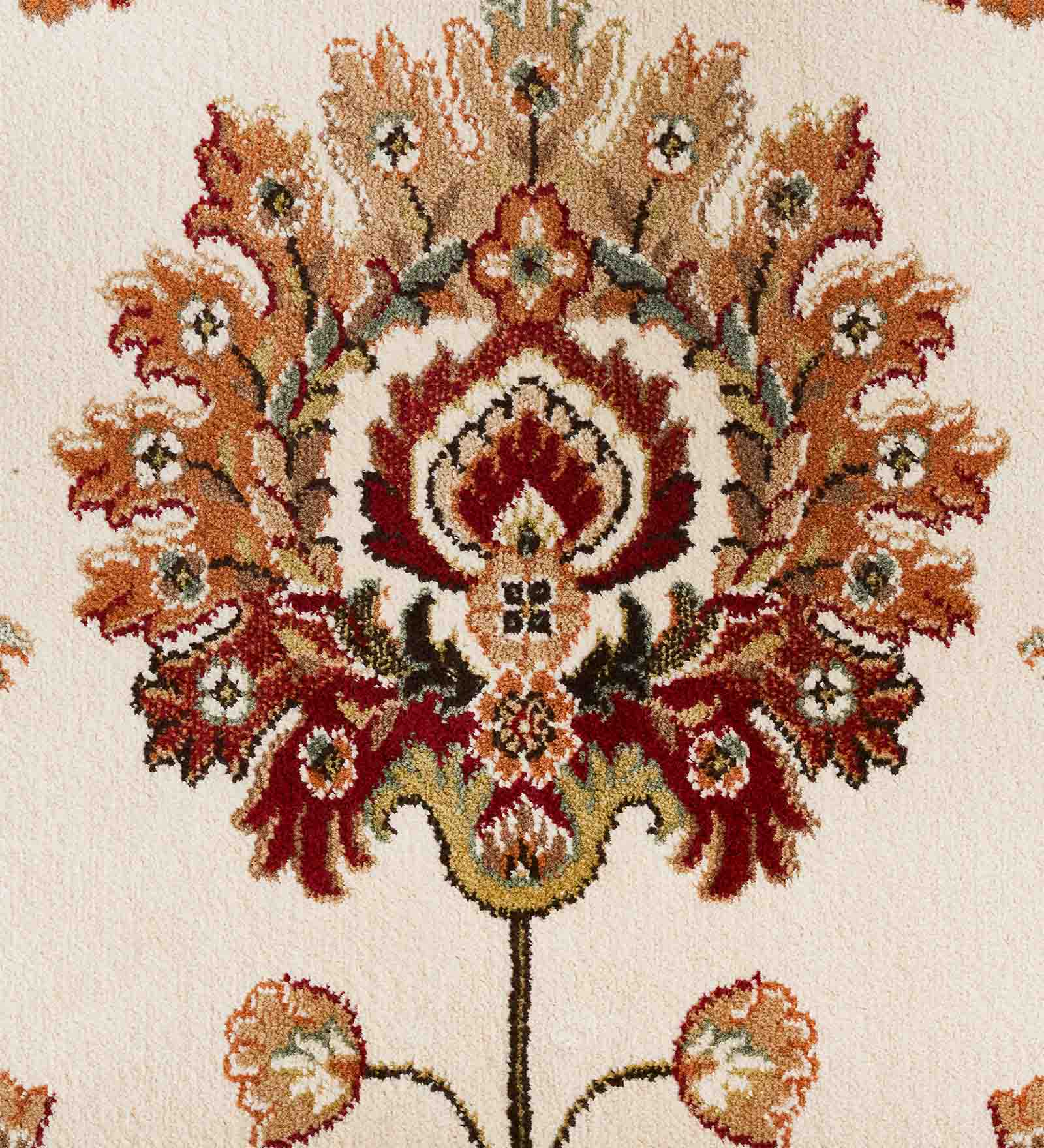 Belluchi Classical Carpet Cream and Maroon