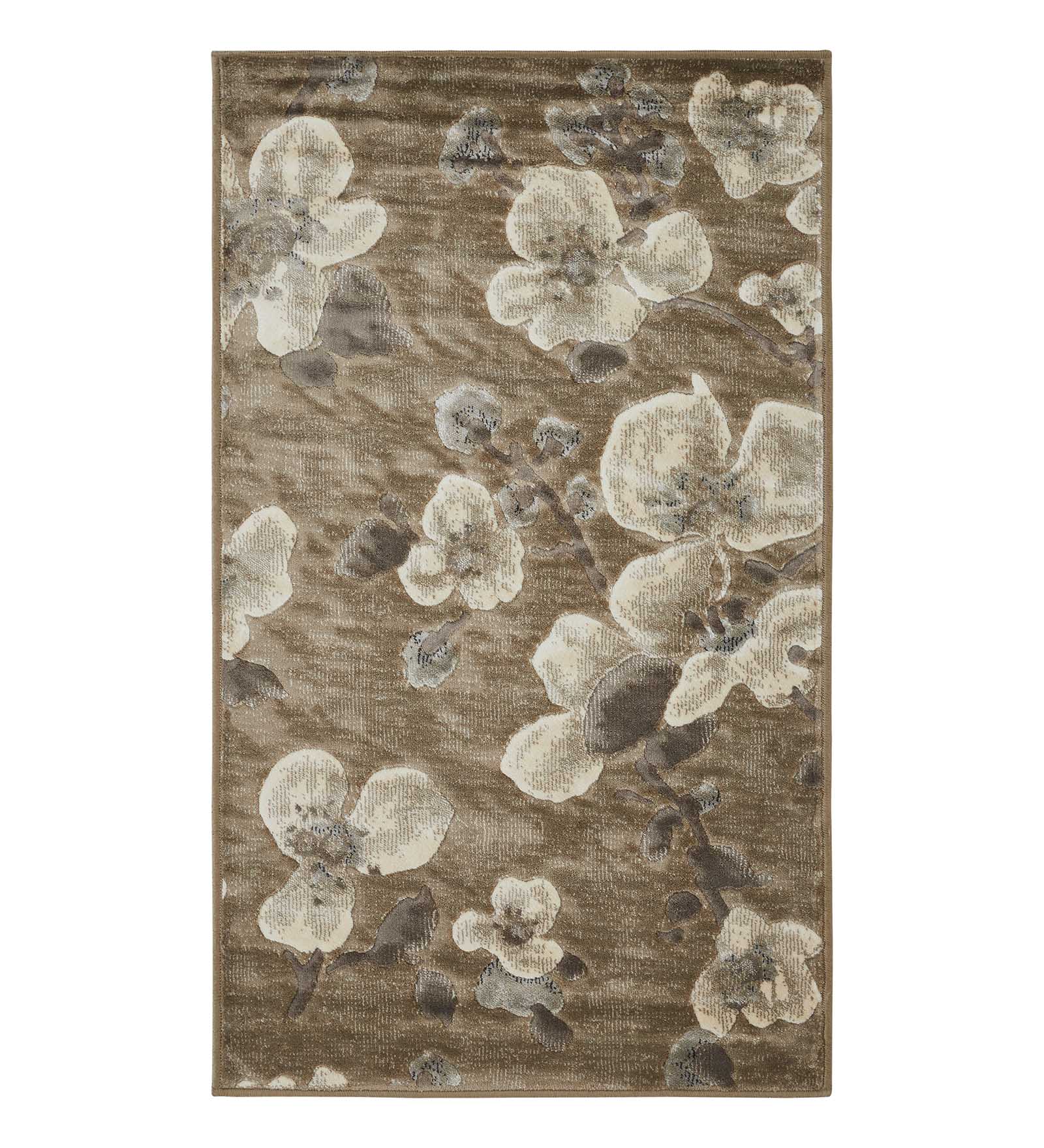 Matrix Floral Runner Olive and Cream