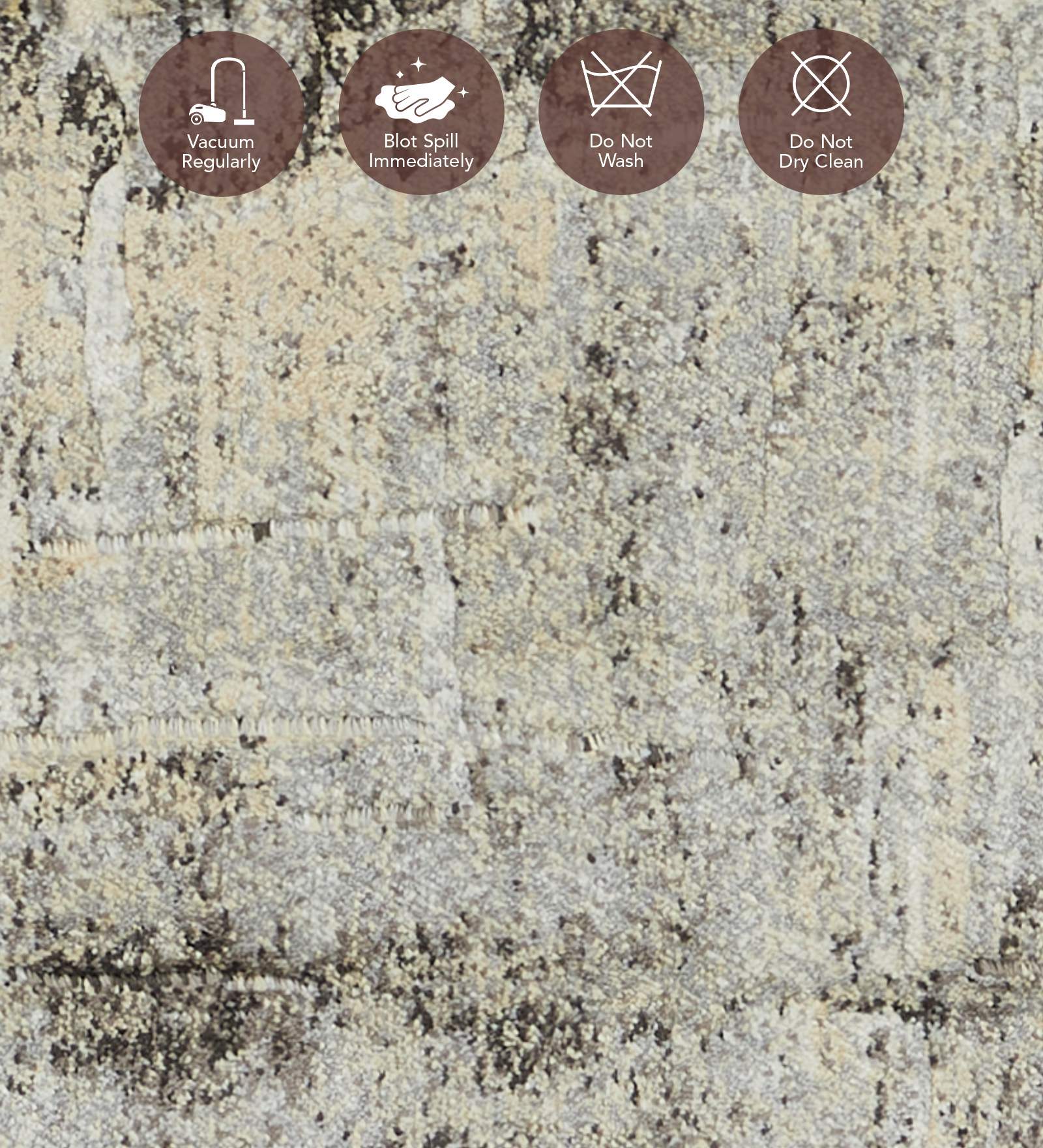 Matrix Abstract Carpet Cream and Beige