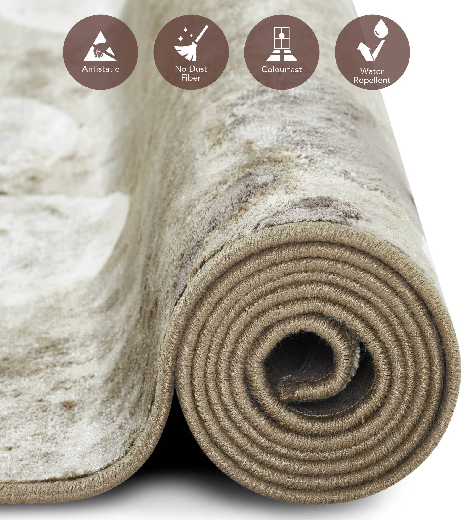 Matrix Floral Carpet Olive and Cream