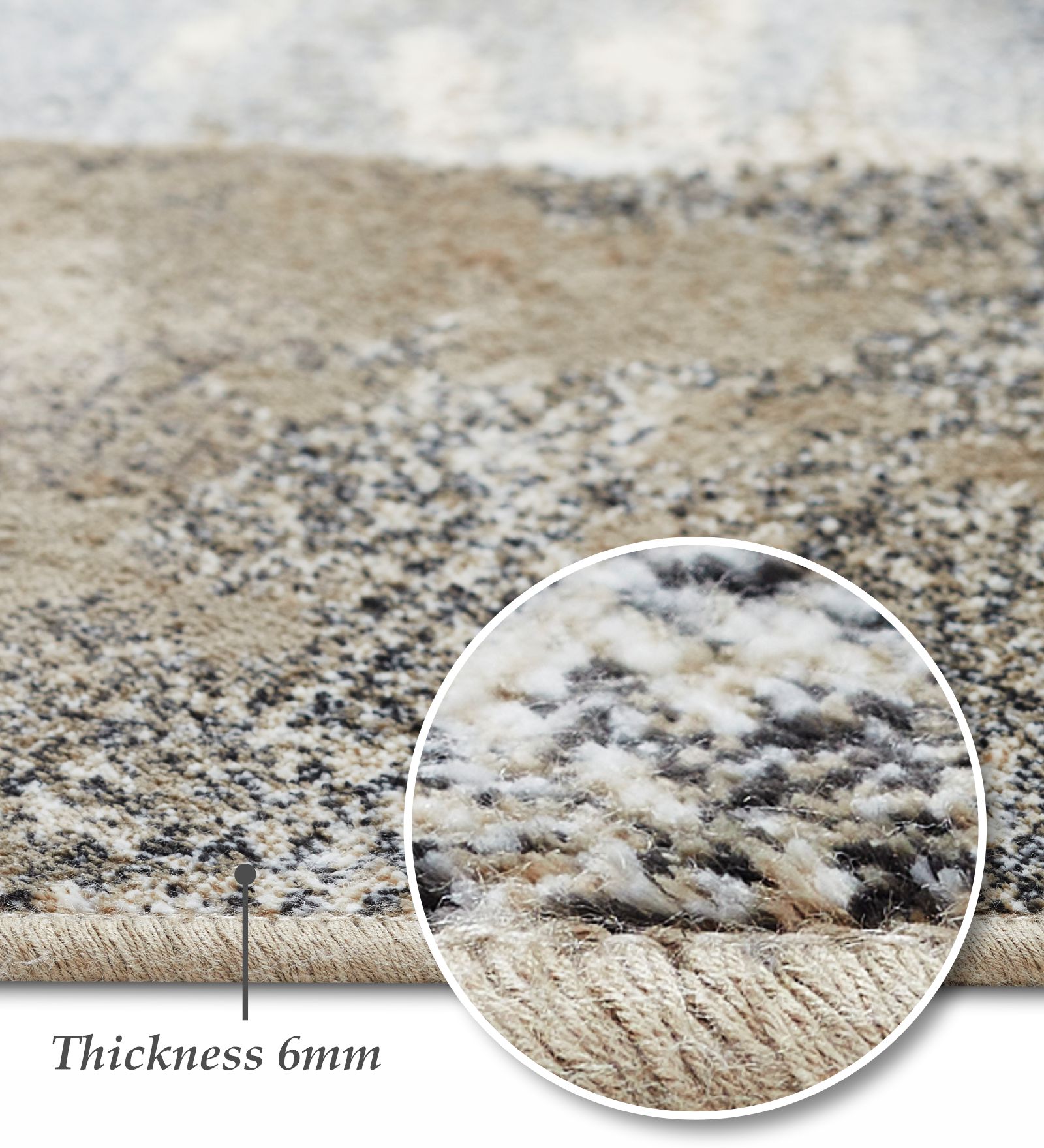 Matrix Abstract Carpet Brown and Cream