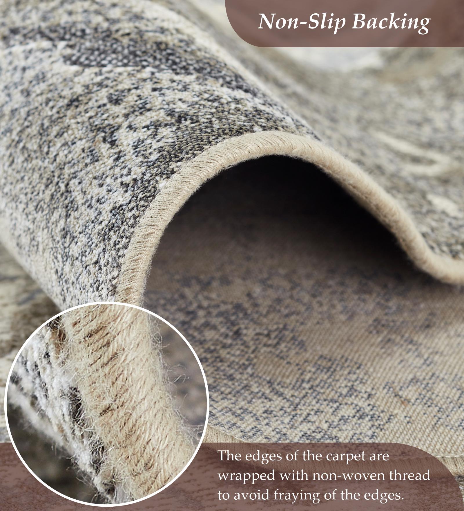 Matrix Abstract Carpet Brown and Cream