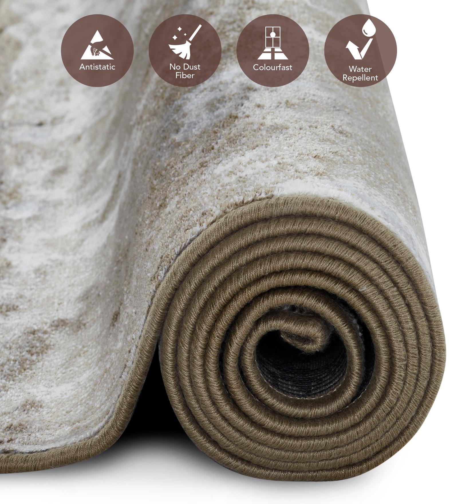 Matrix Abstract Carpet Brown and Cream