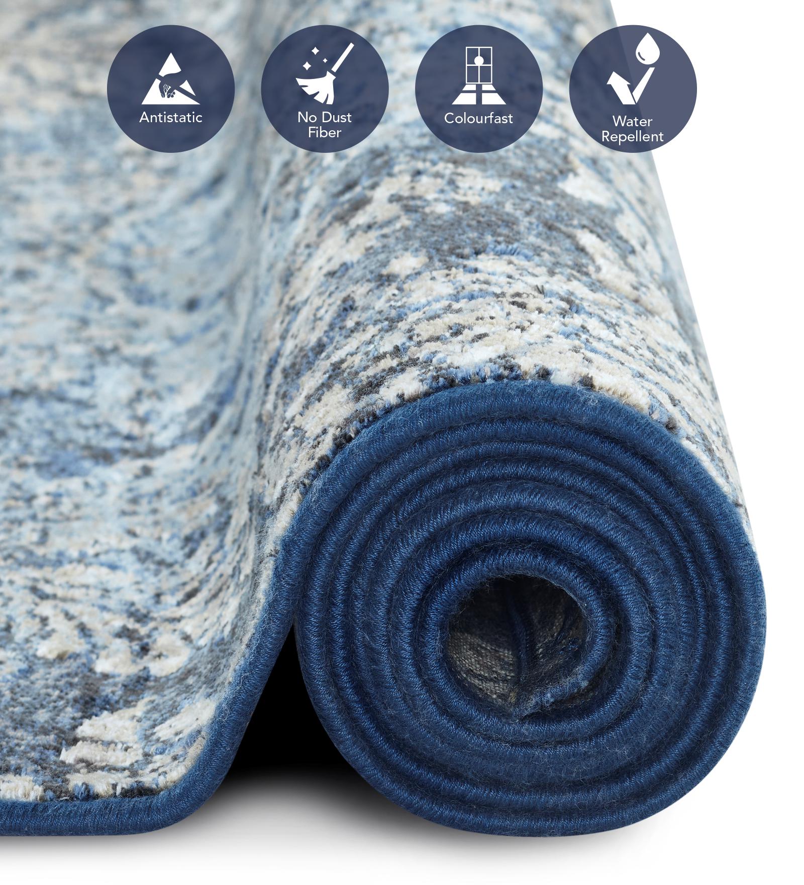 Matrix Classical Carpet Blue