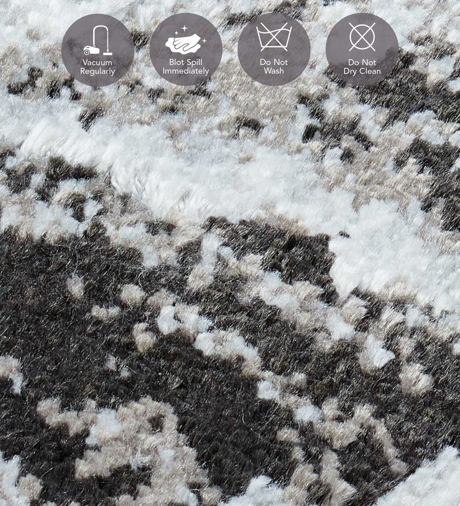 Matrix Abstract Carpet Grey and Cream