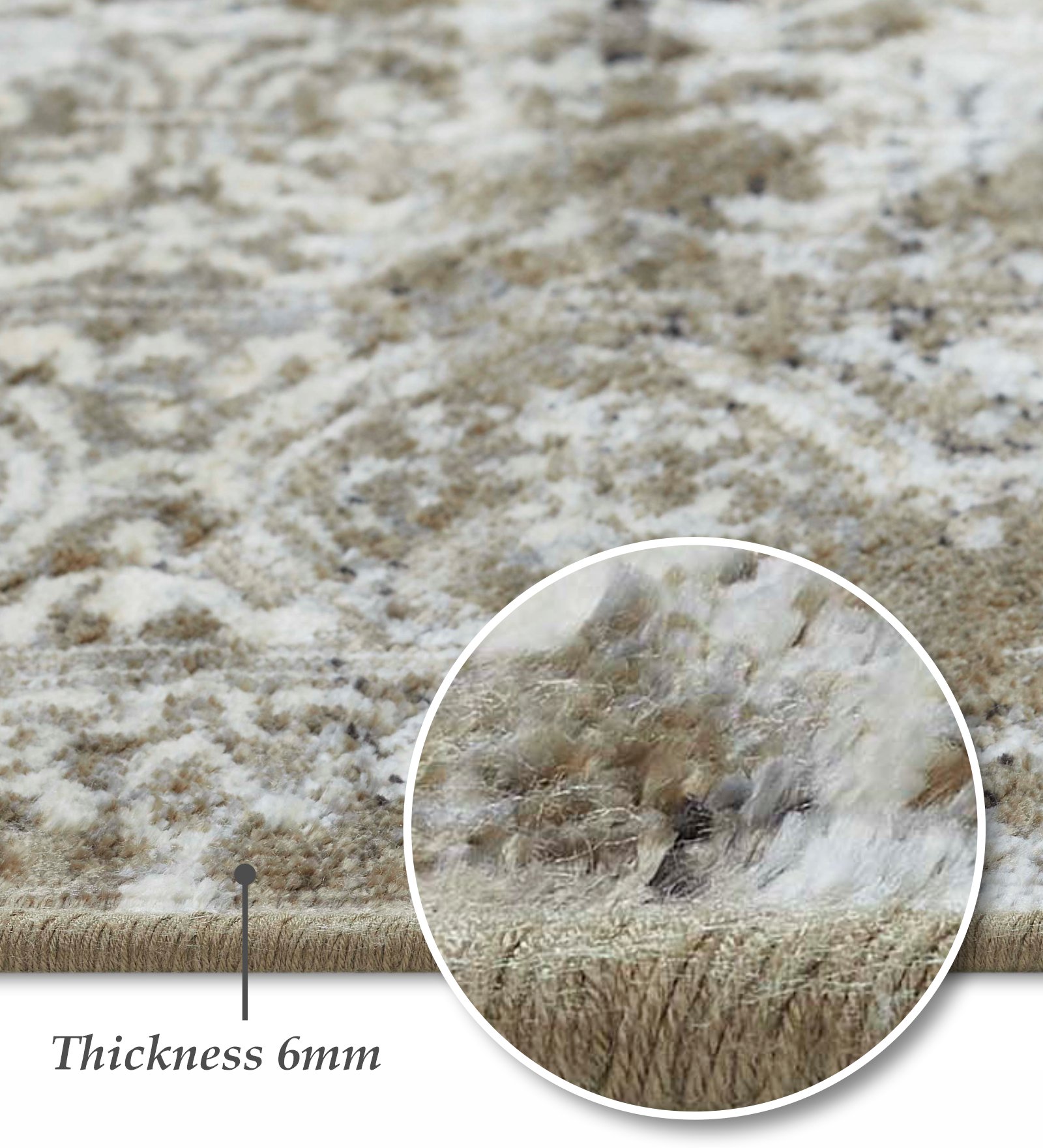 Matrix Classical Carpet Cream and Olive