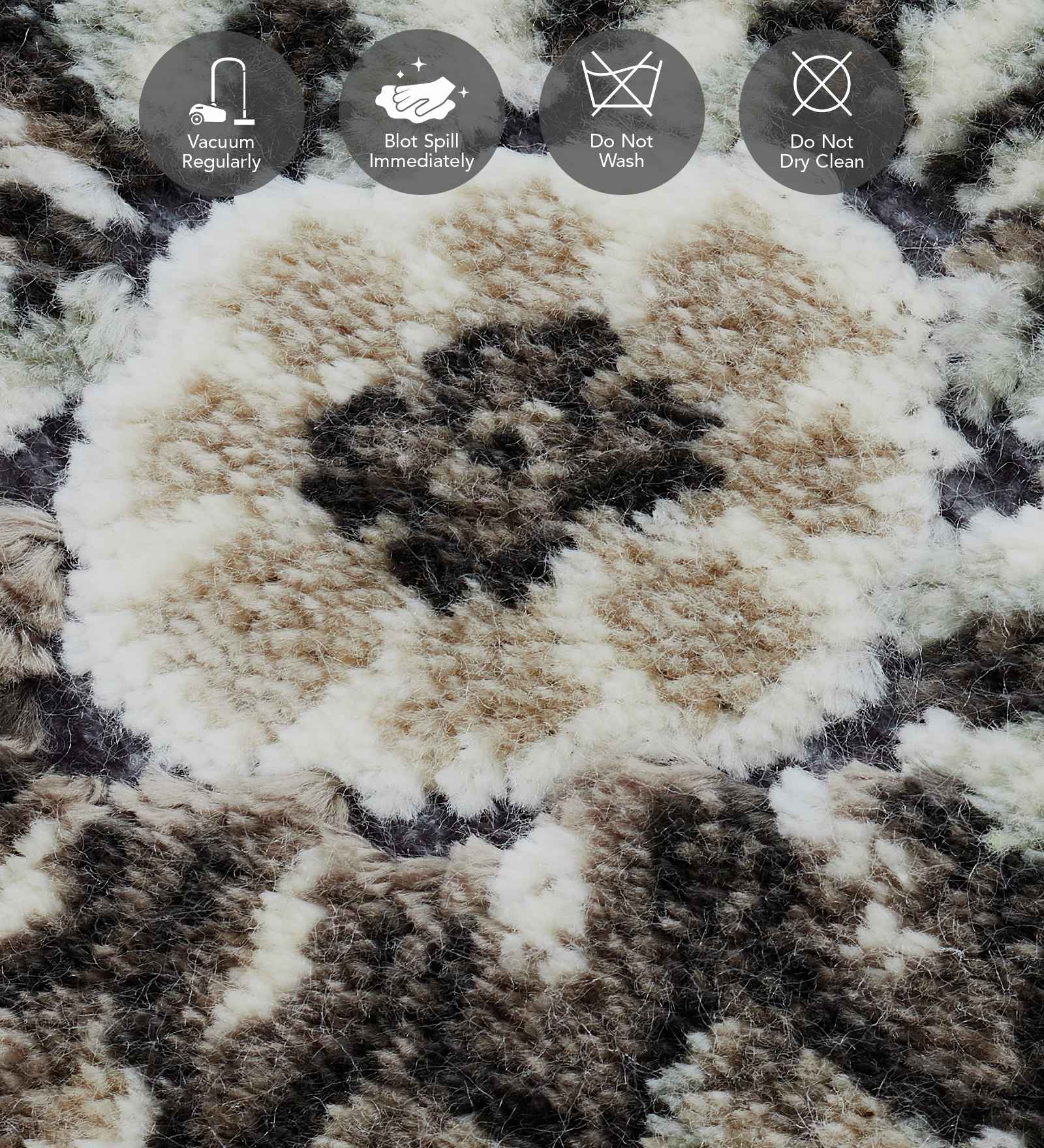 Genova Neo Classical Runner Grey and Cream