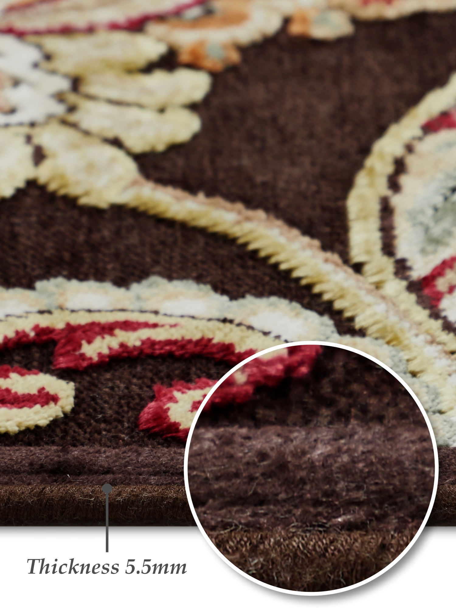 Genova Neo Classical Carpet D.Brown