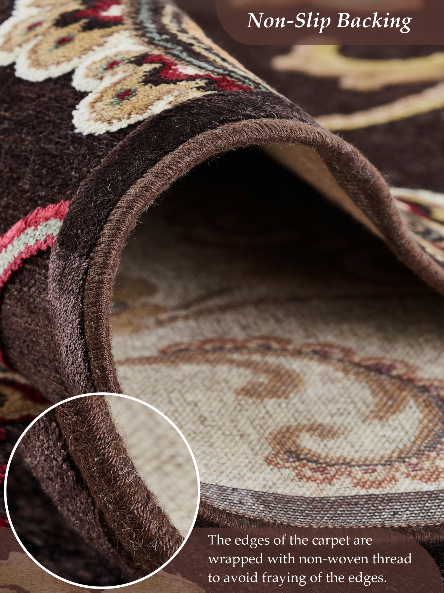 Genova Neo Classical Carpet D.Brown