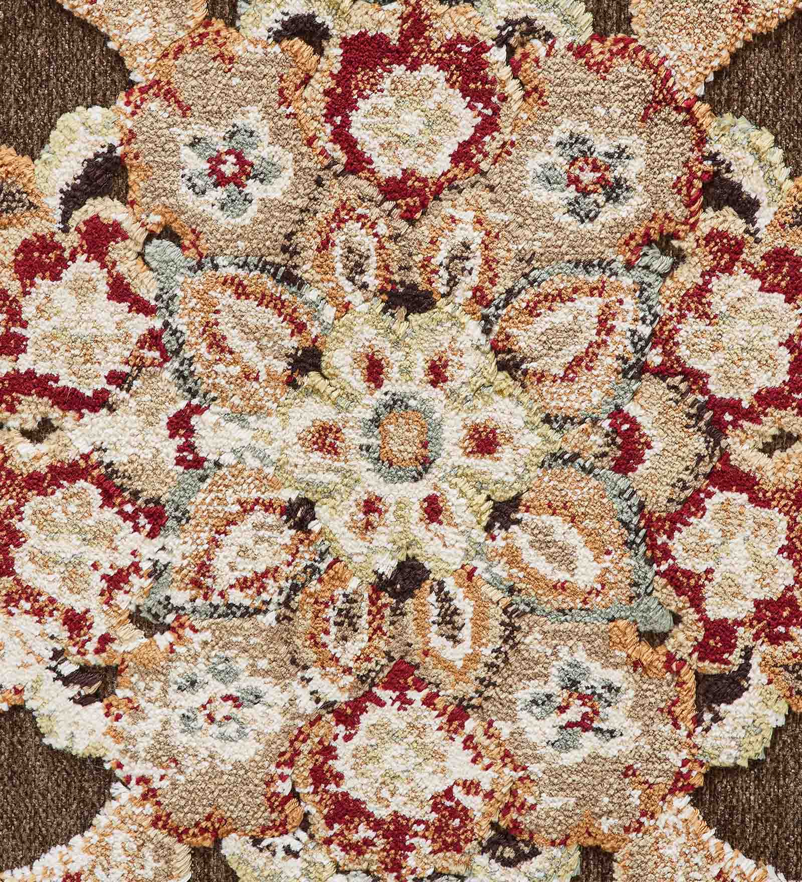 Genova Classical Carpet Brown and Beige