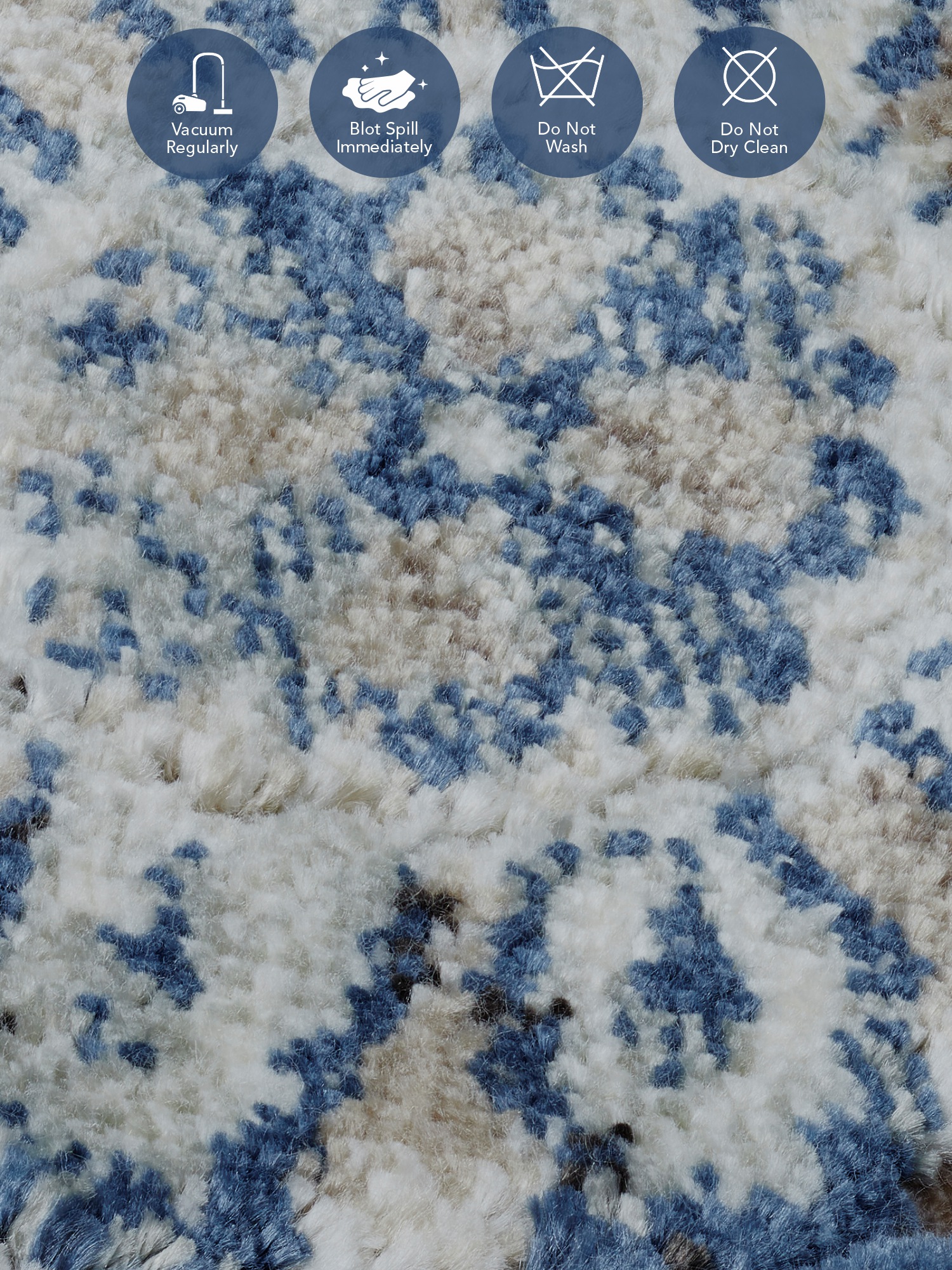 Genova Classical Carpet Blue and Beige