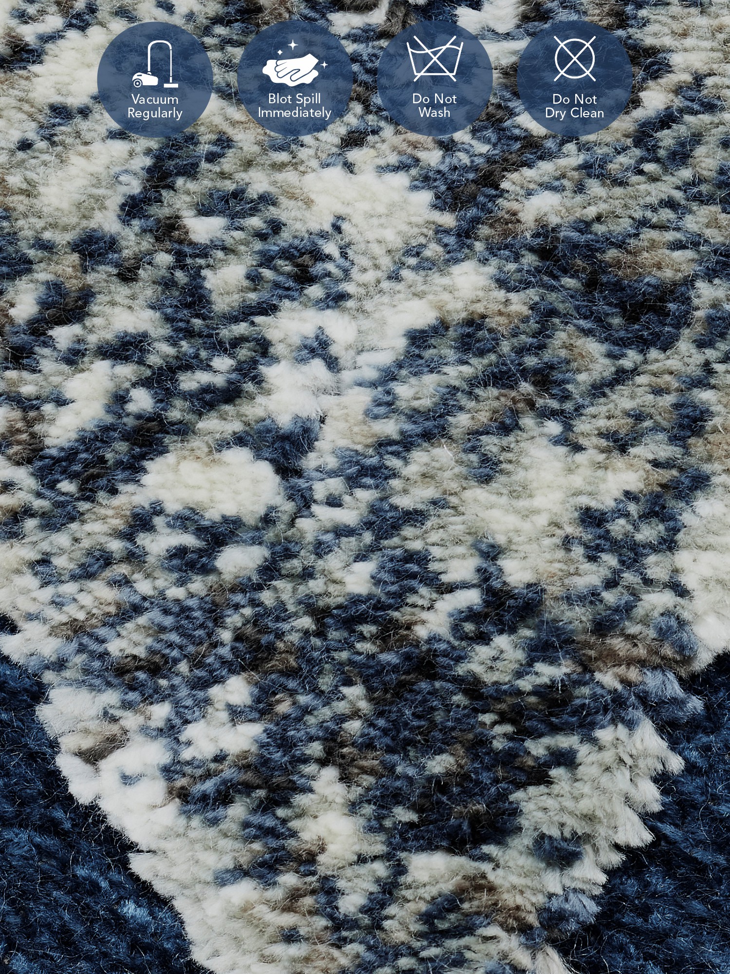 Genova Classical Carpet Cream and Blue