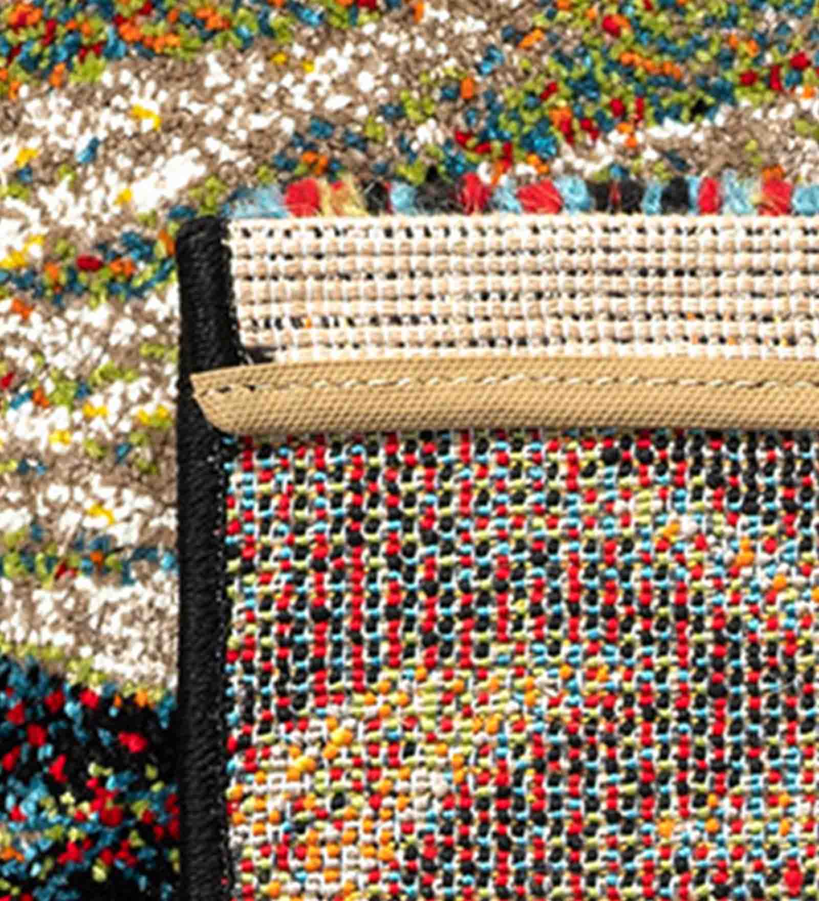 Diamond Floral Carpet Multi