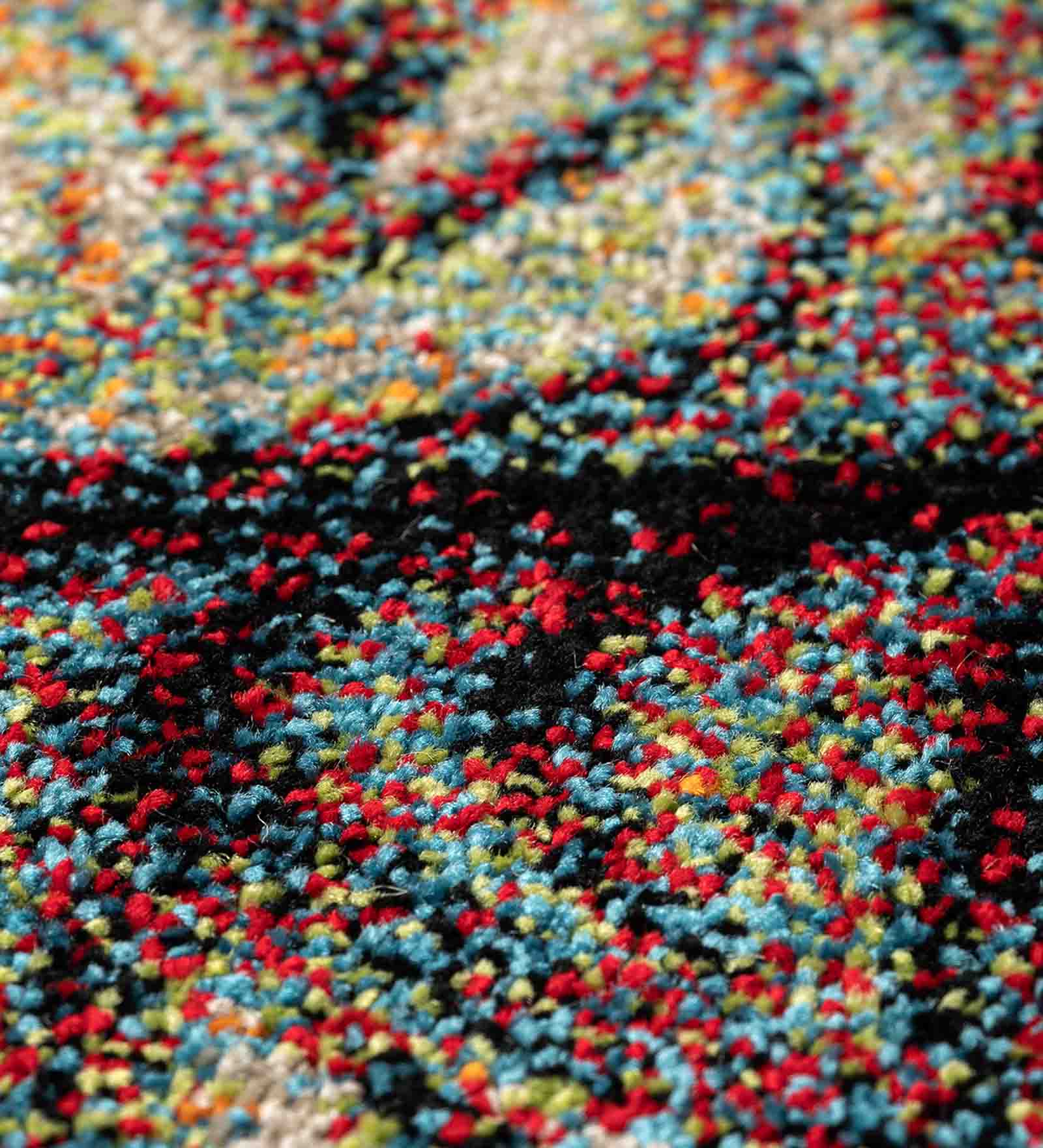 Diamond Floral Carpet Multi