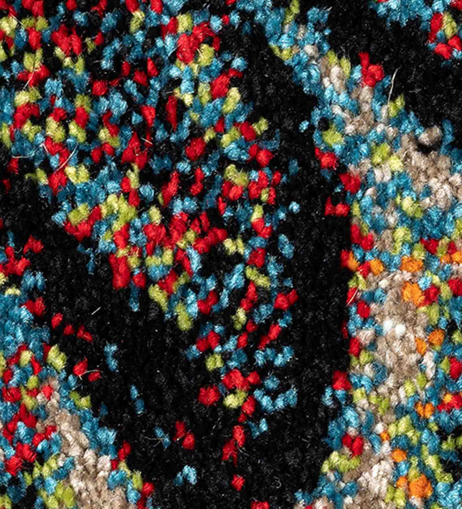 Diamond Floral Carpet Multi