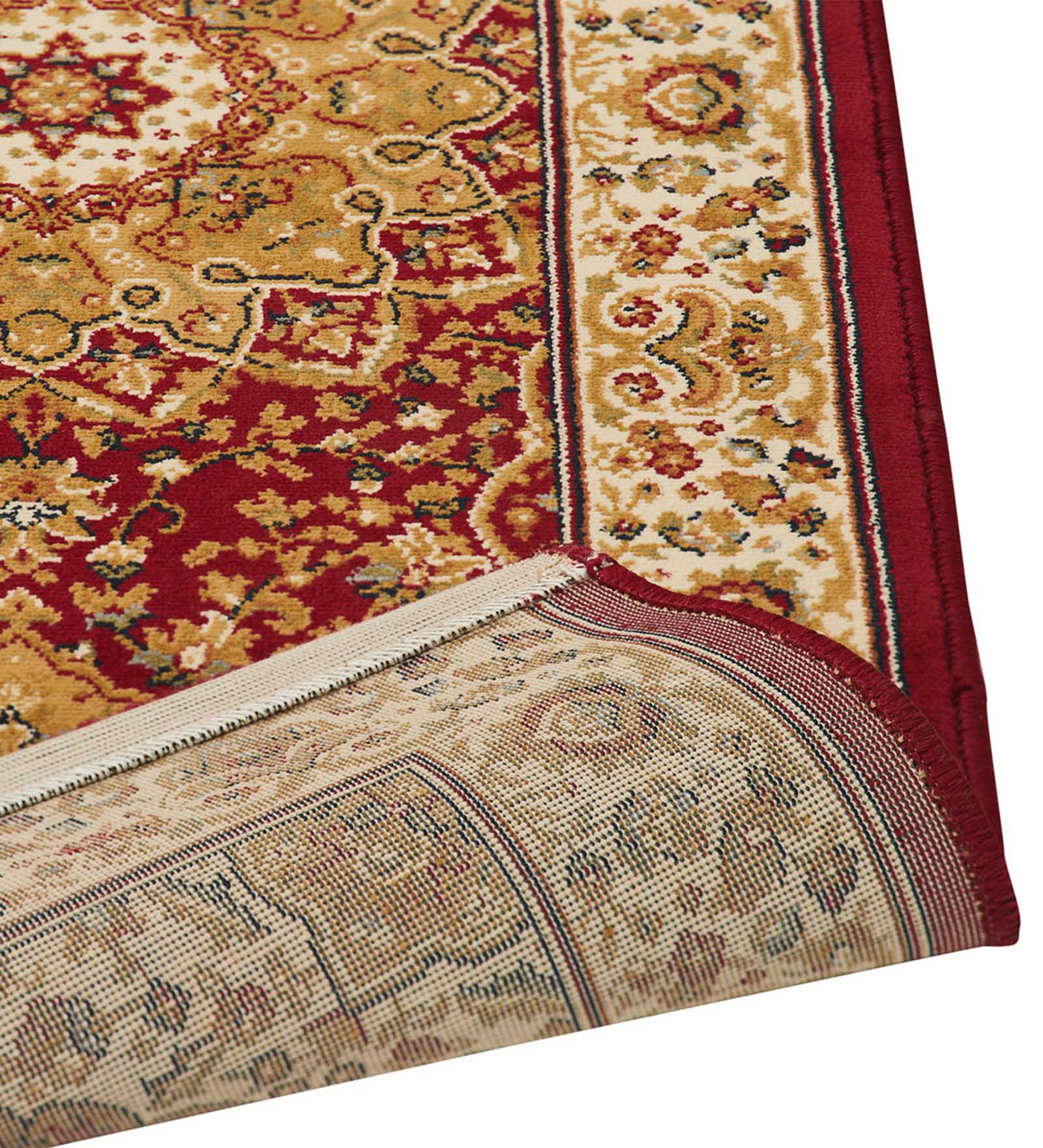 Esfahan Classical Runner Red Beige