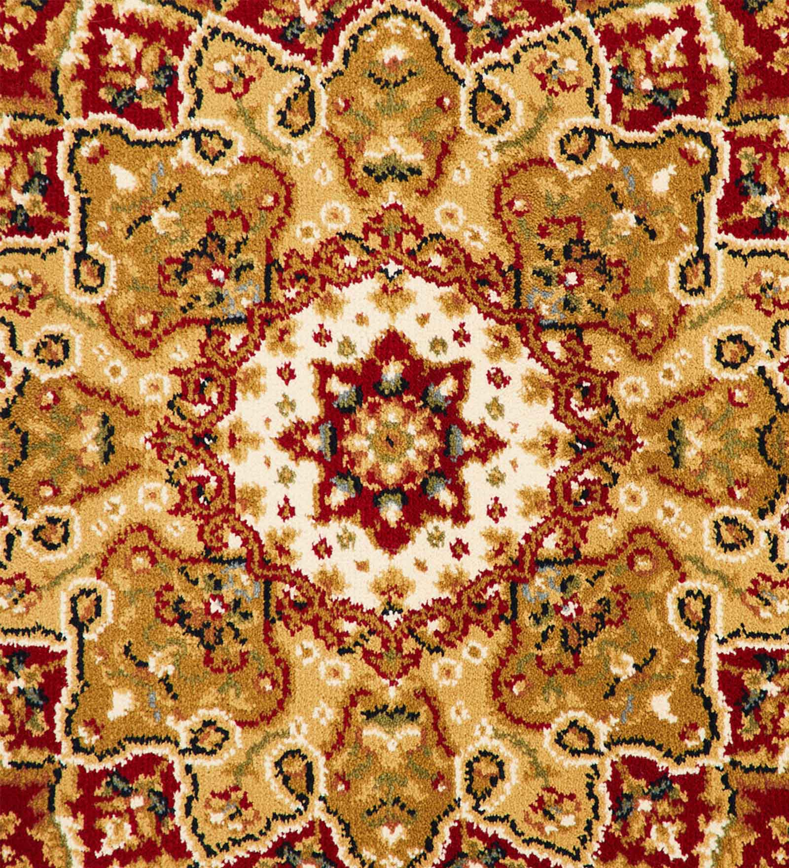 Esfahan Classical Runner Red Beige
