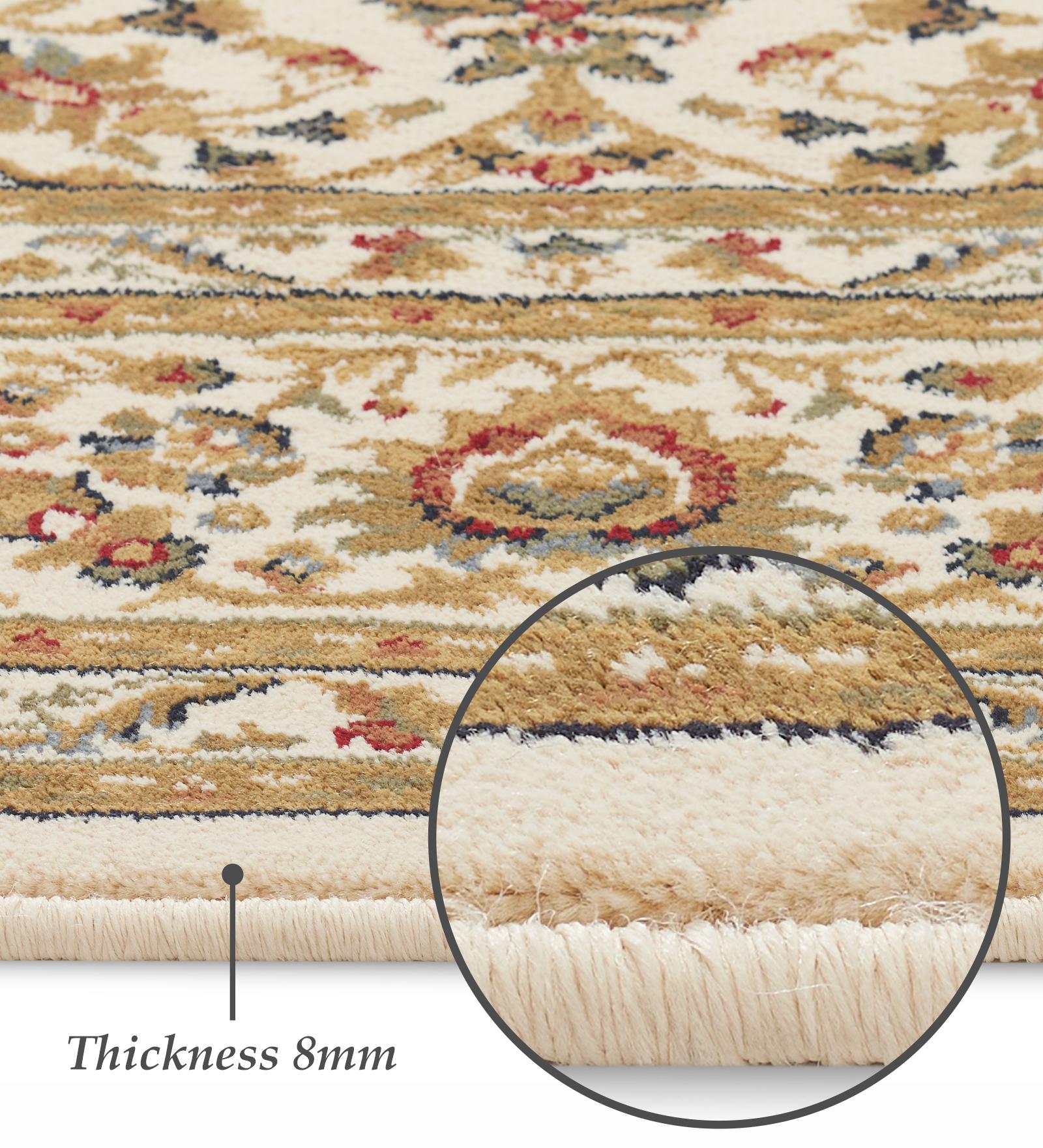 Esfahan Classical Machine Made Carpet Beige