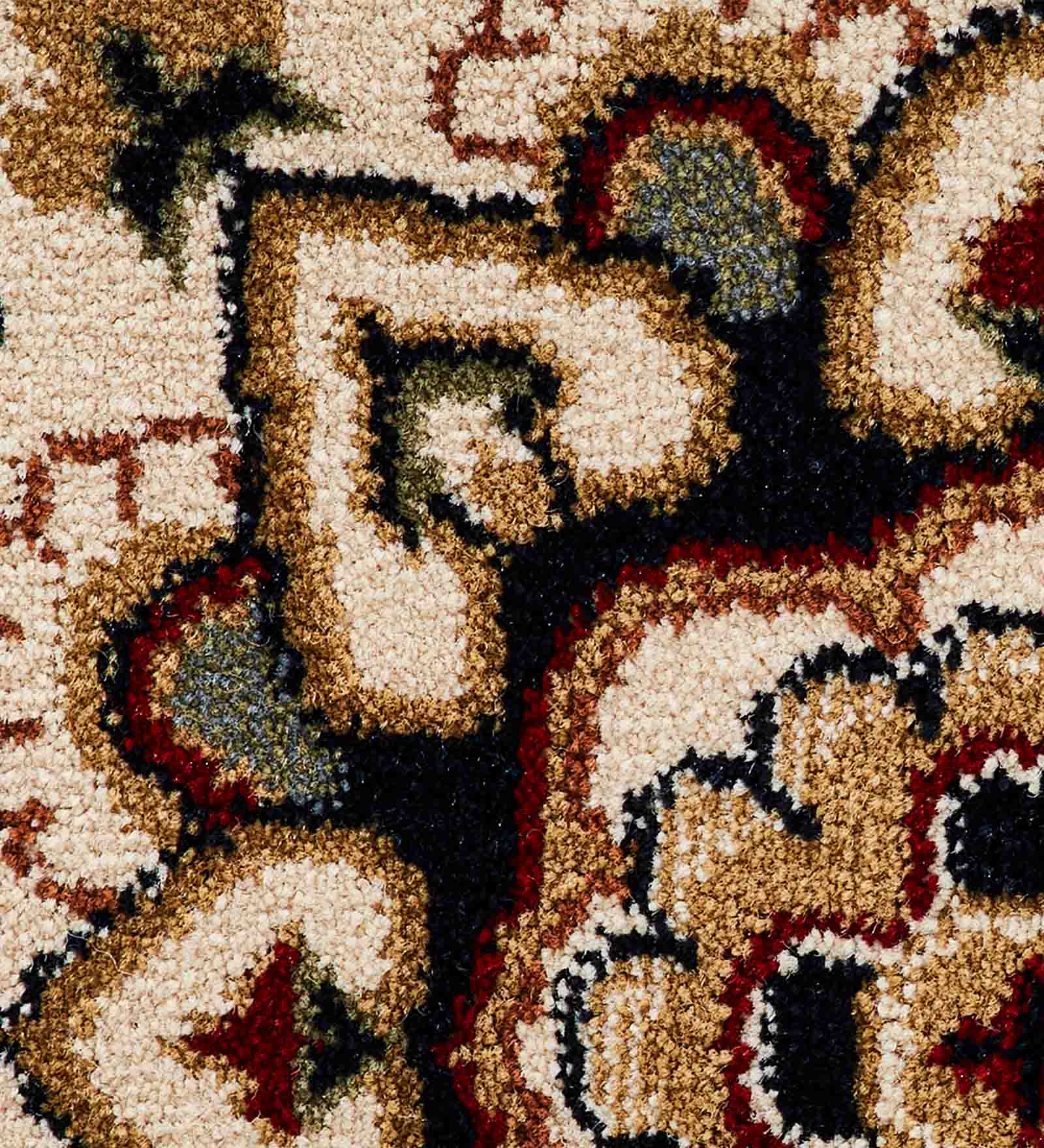 Esfahan Classical Carpet Navy and Cream