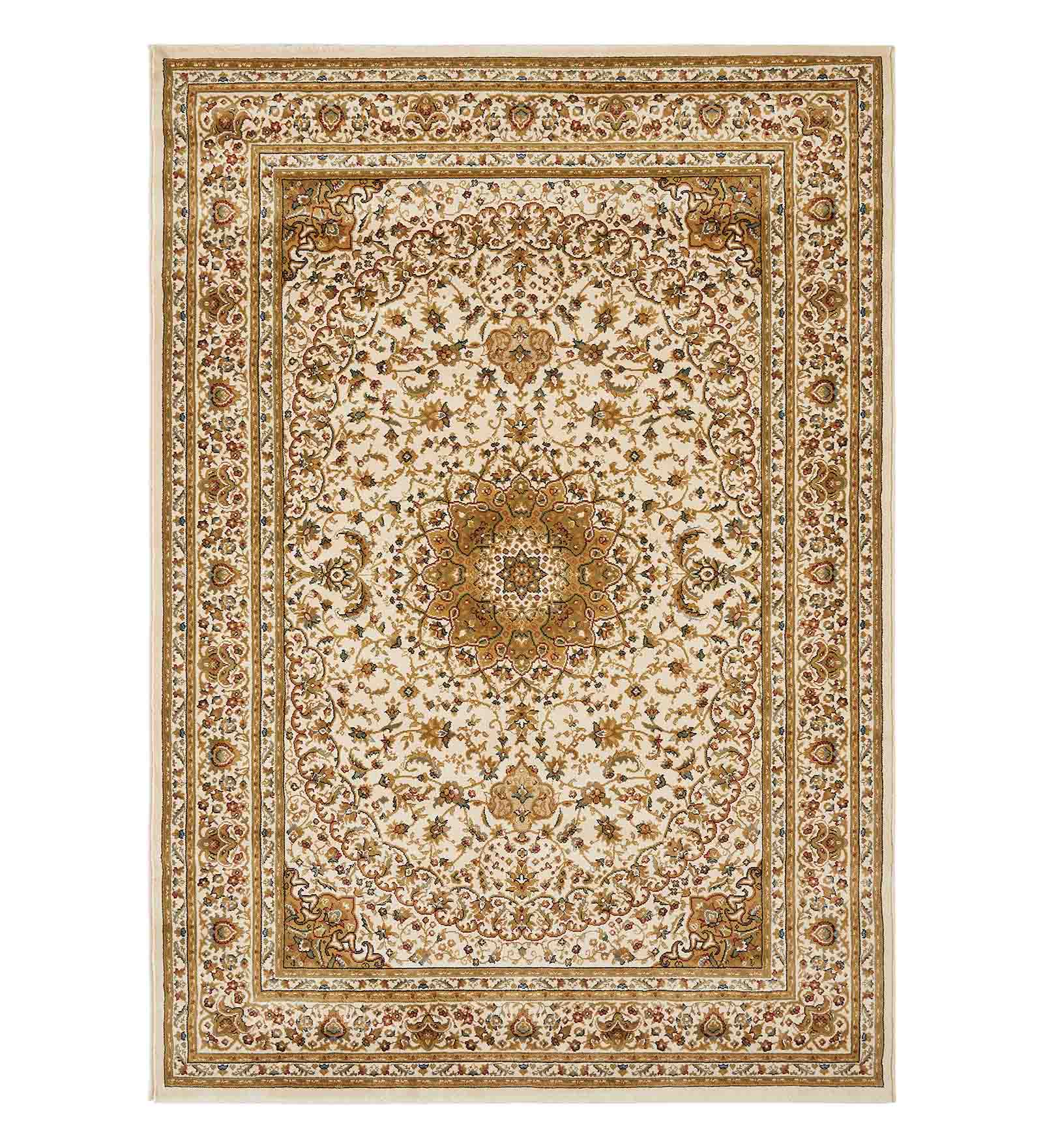 Esfahan Classical Machine Made Carpet Beige