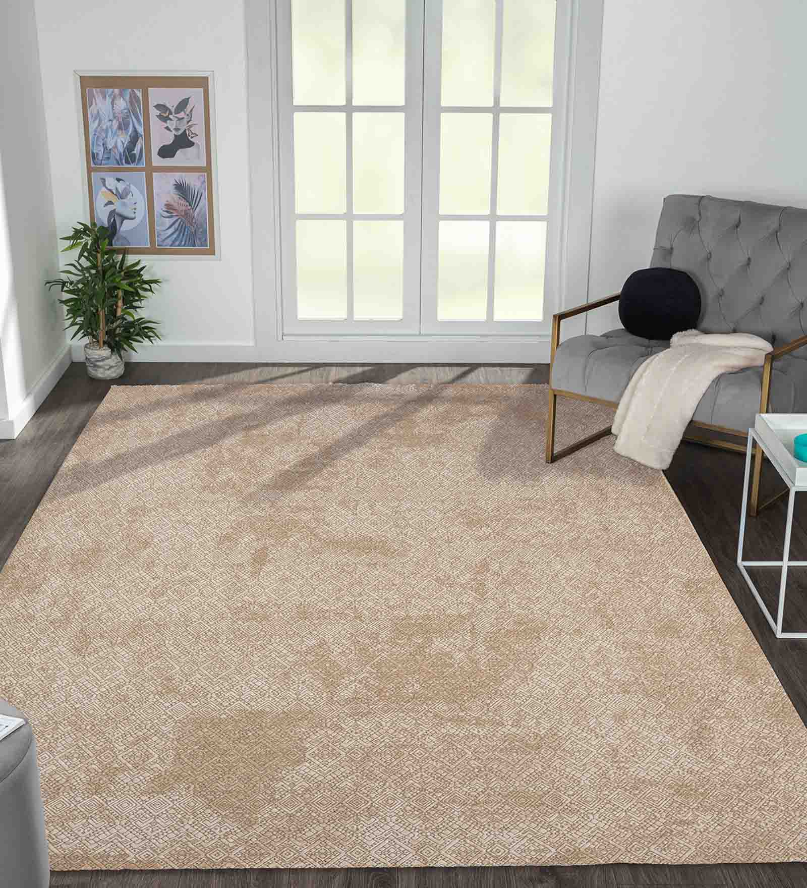 Abby Neo Classical Rugged Carpet Cream