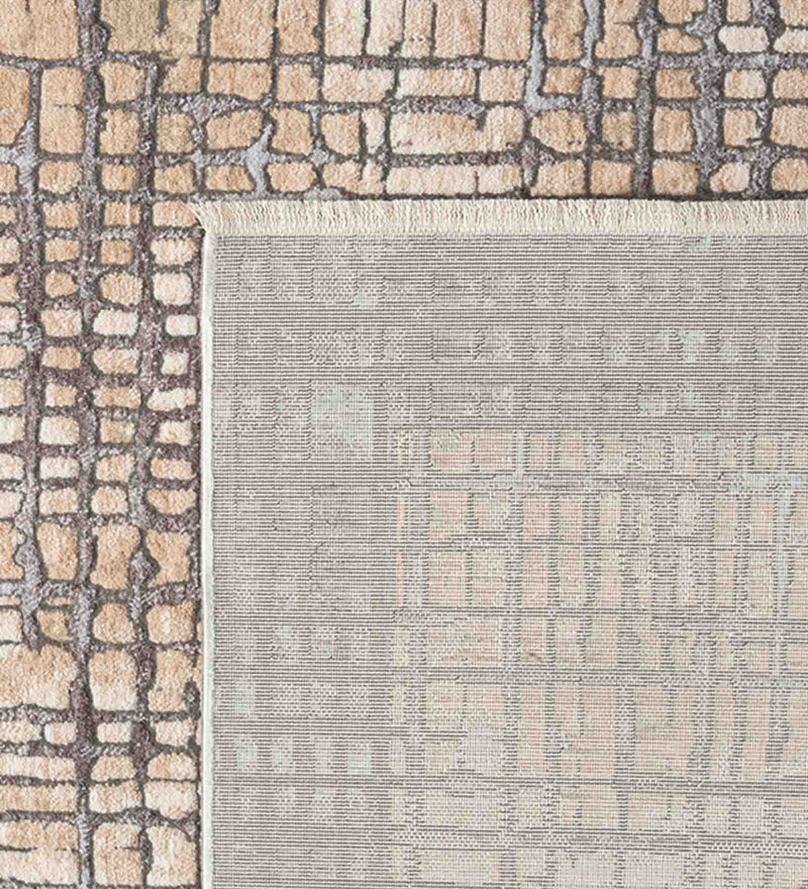 Abby Scribbled Abstract Carpet D.Grey