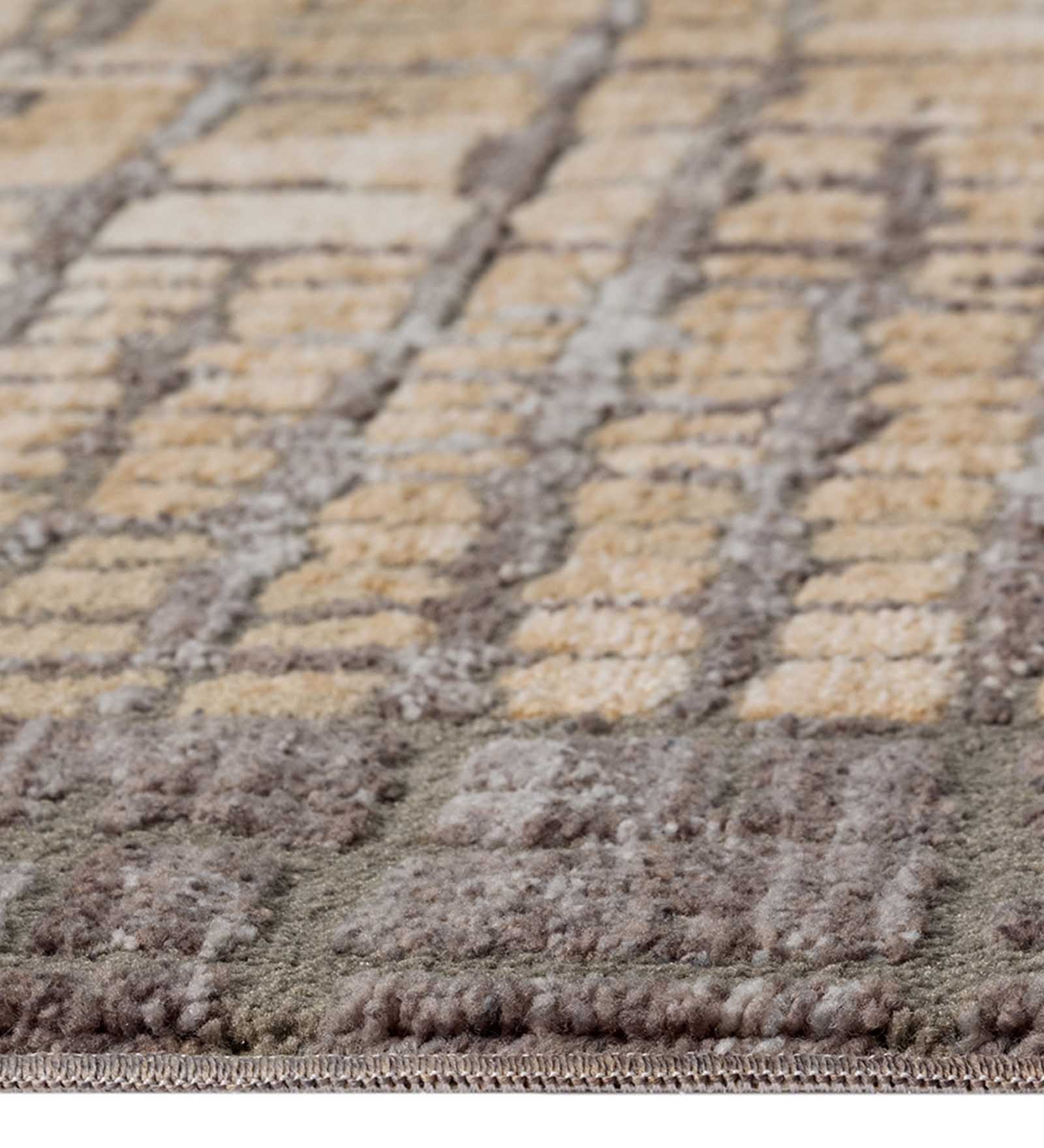 Abby Scribbled Abstract Carpet D.Grey