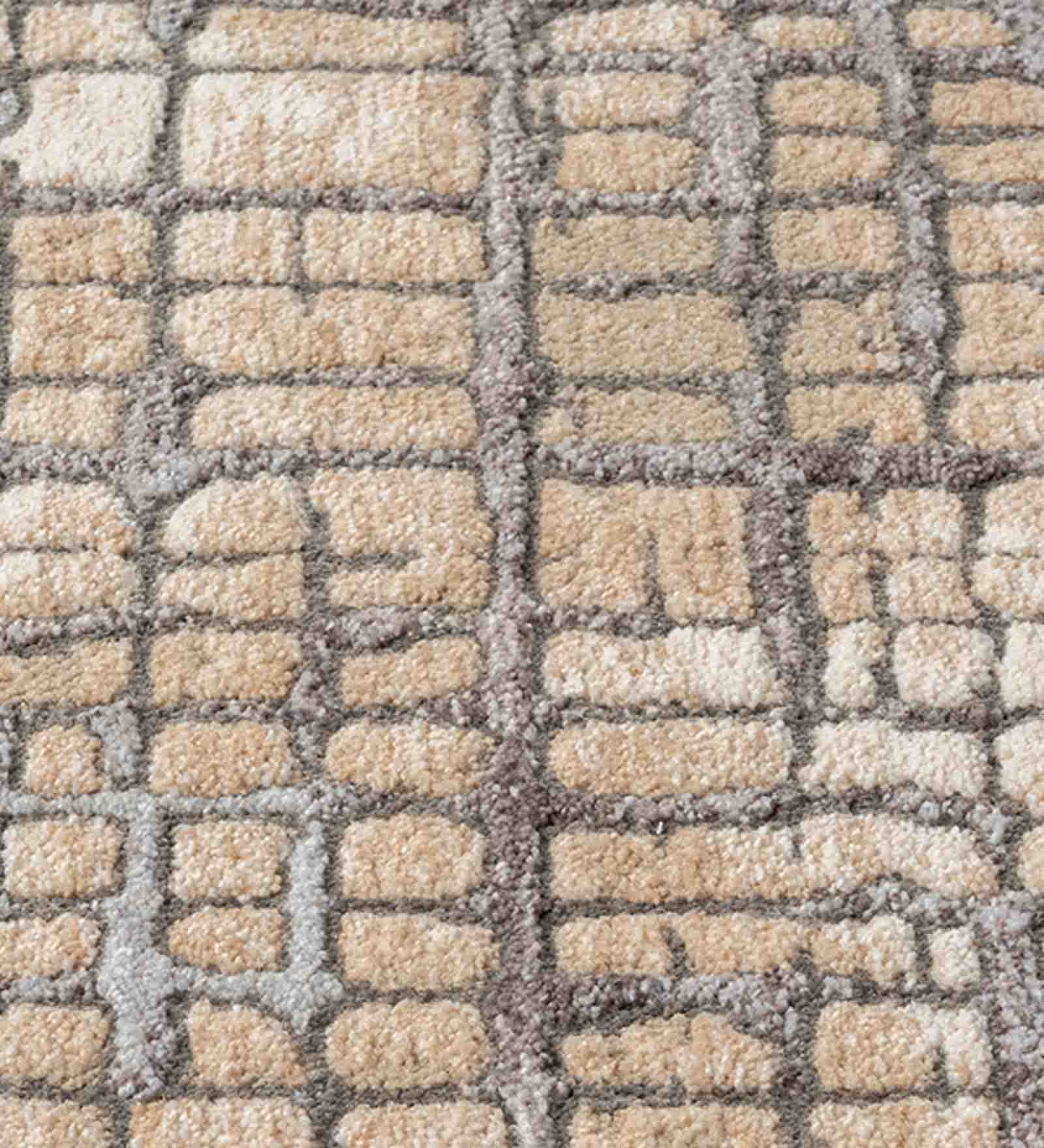 Abby Scribbled Abstract Carpet D.Grey