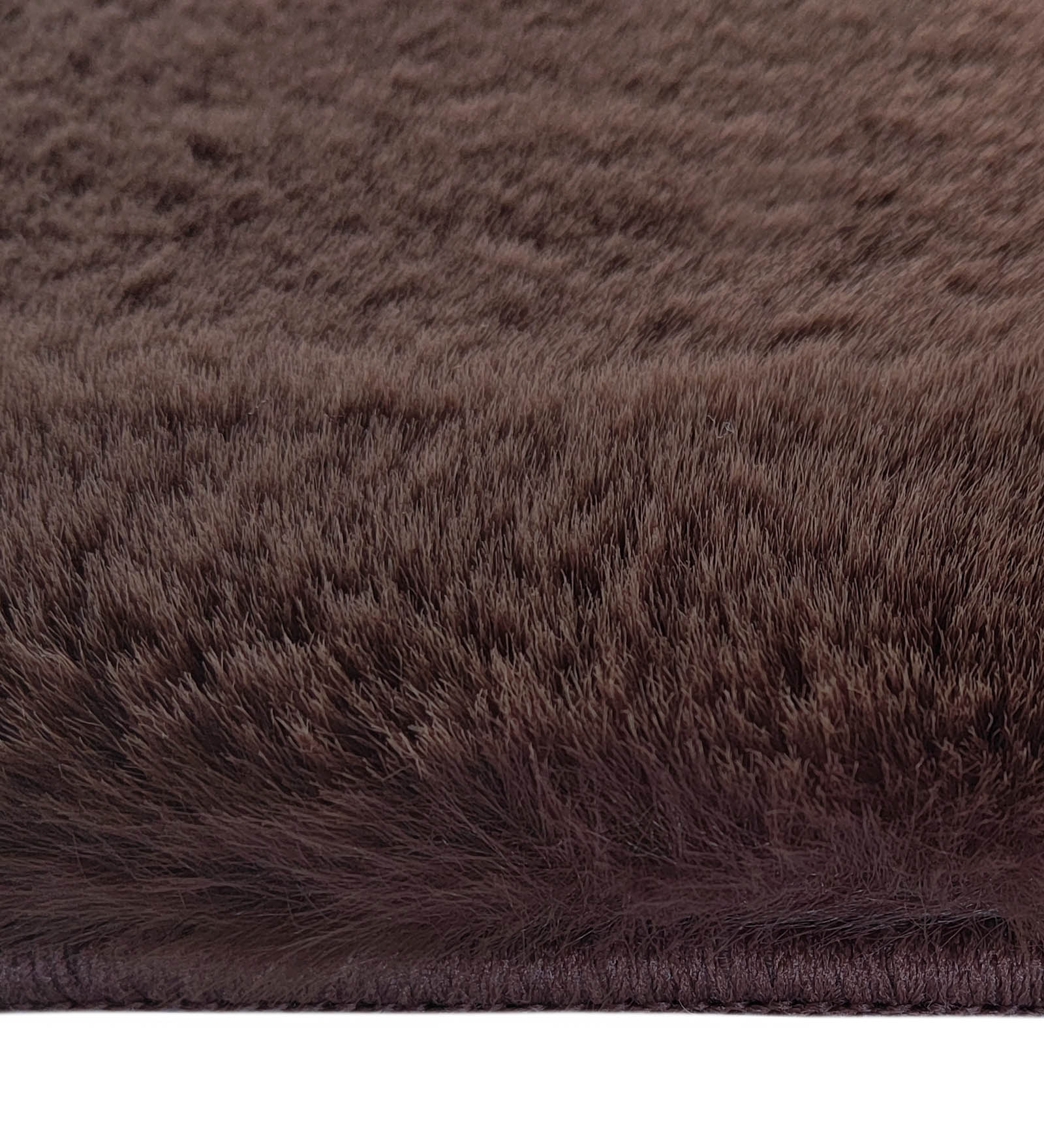 New Oslo Rabit Fur Carpet Brown