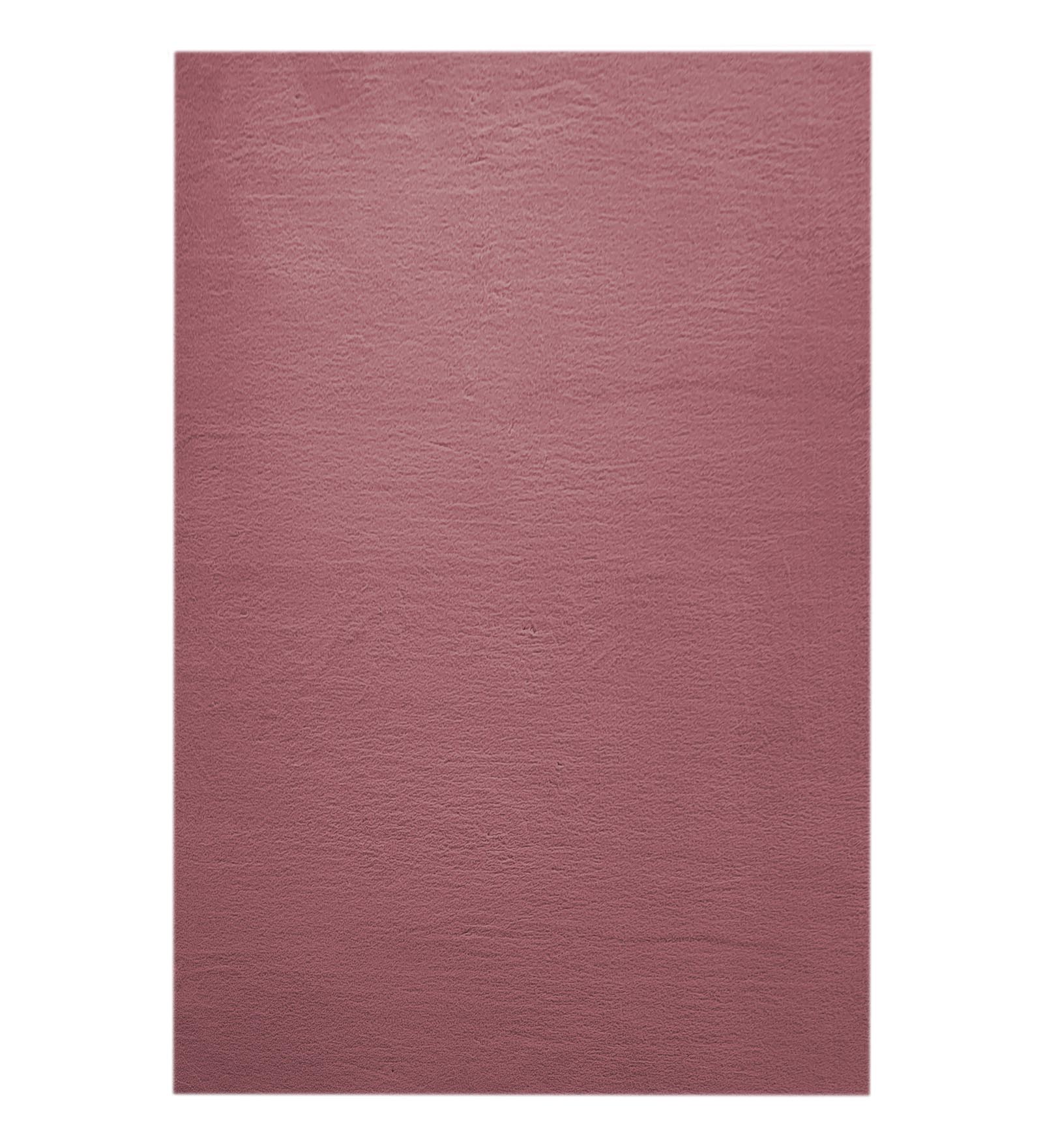 New Oslo Rabit Fur Carpet Strawberry