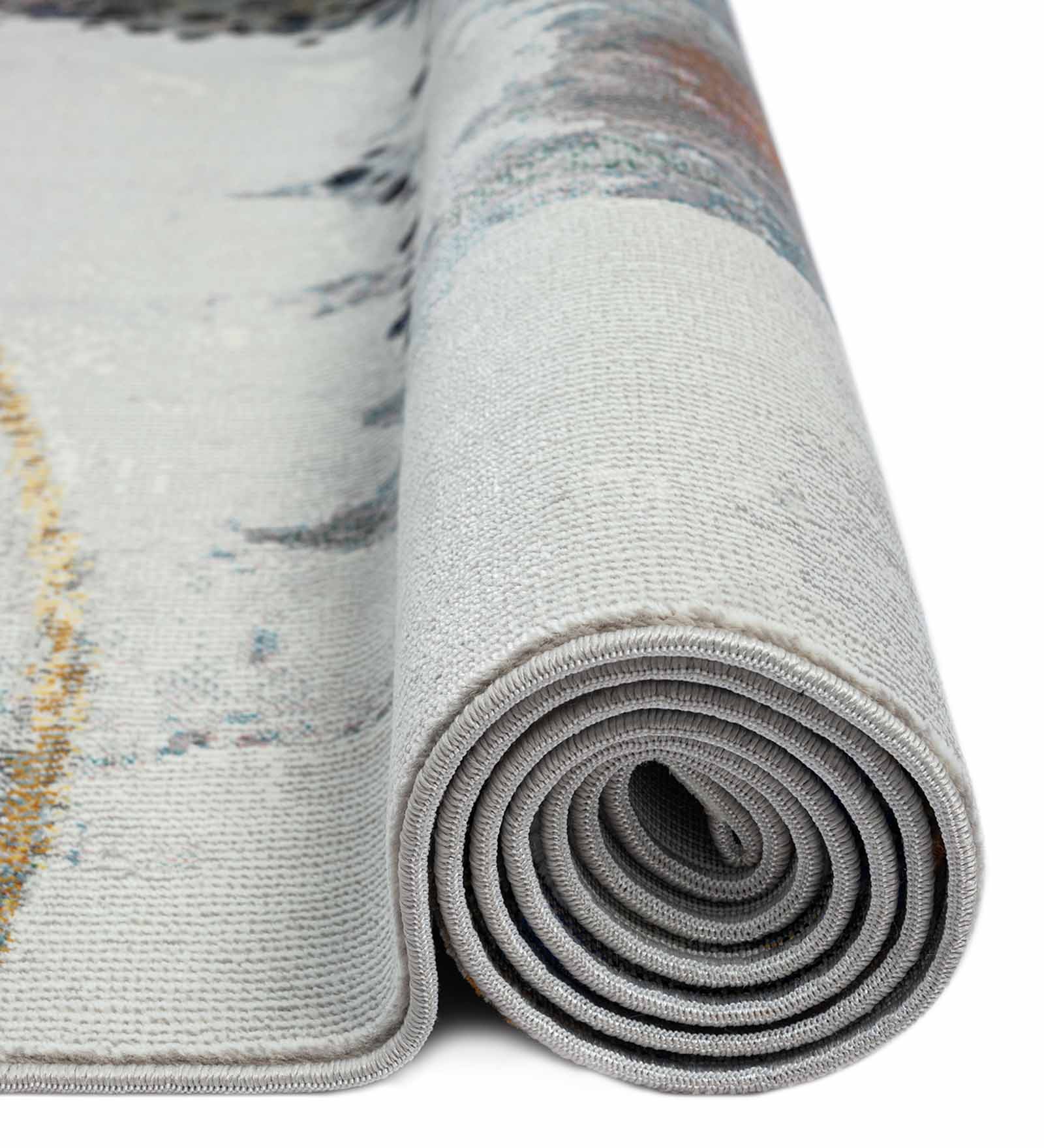 Hawaii Modern Art Carpet Royal Blue