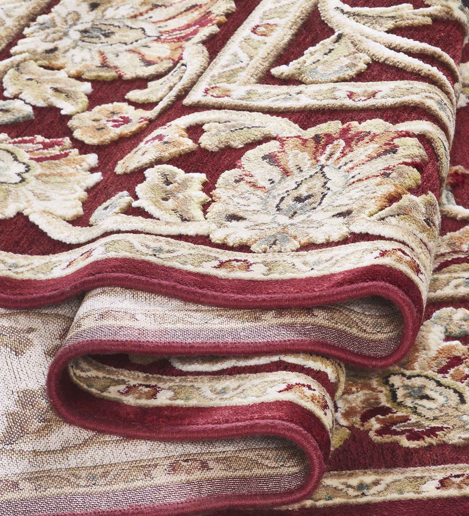 Genova Classical Runner Red and Beige