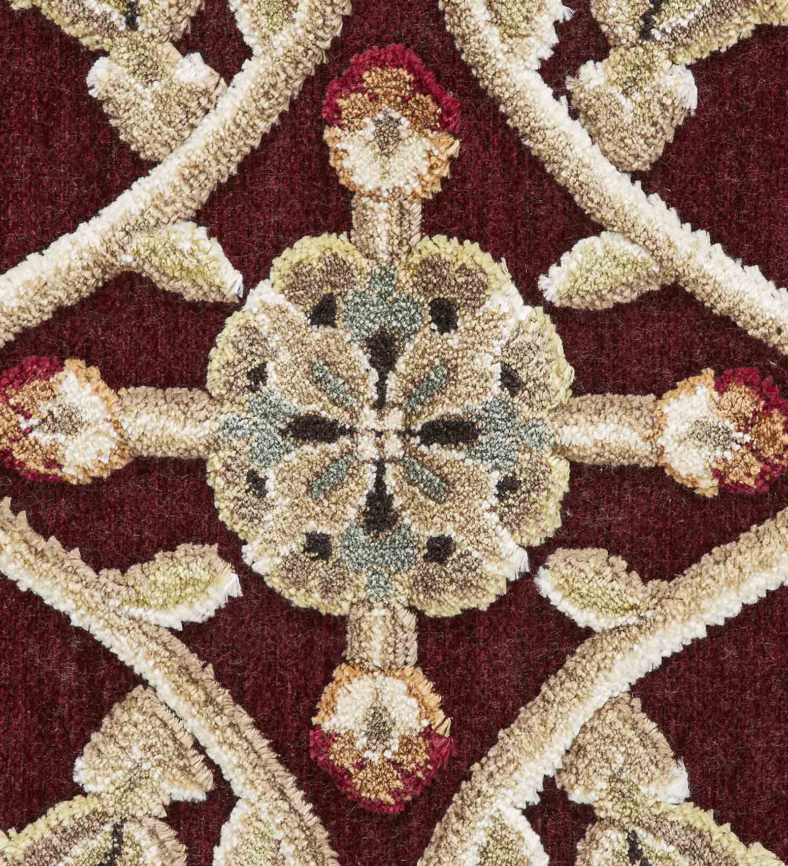 Genova Classical Runner Red and Beige