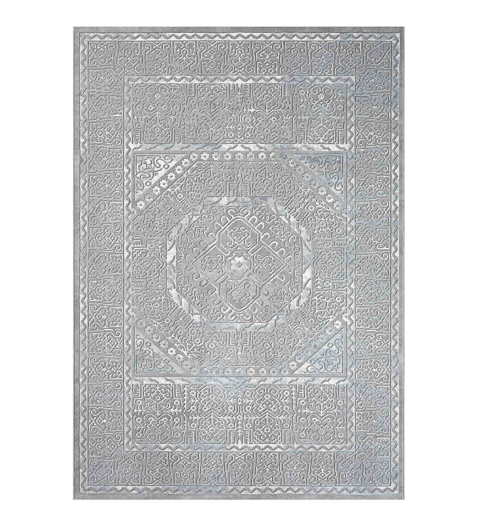 Dublin Traditional Carpet Grey Sliver