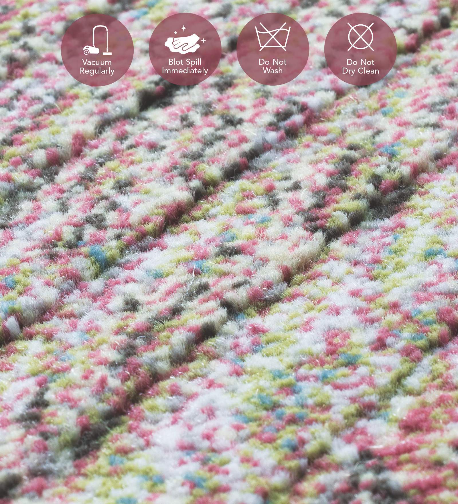 Aquarius Abstract Machine Made Runner Multi