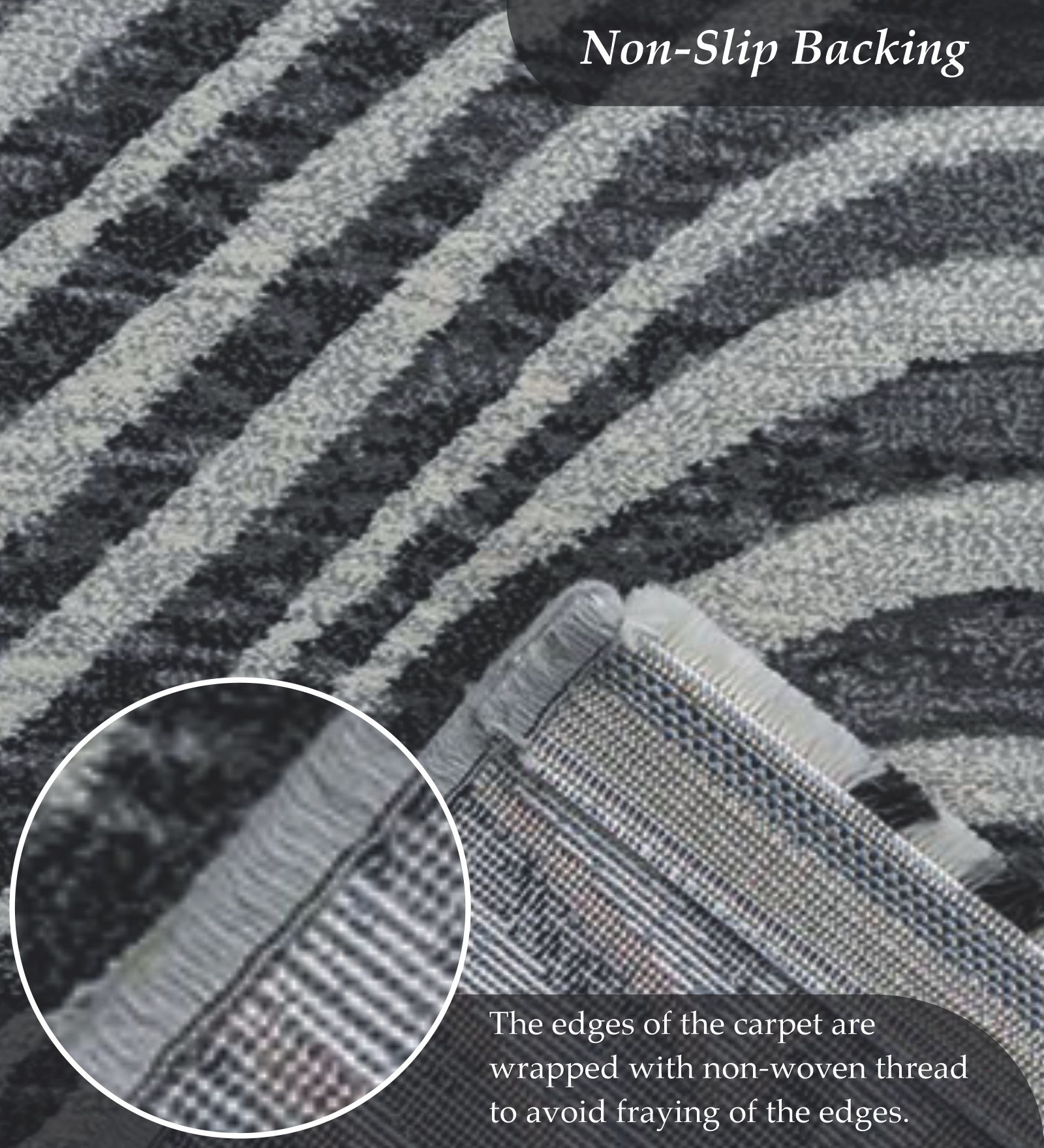 Aquarius Abstract Machine Made Carpet Grey