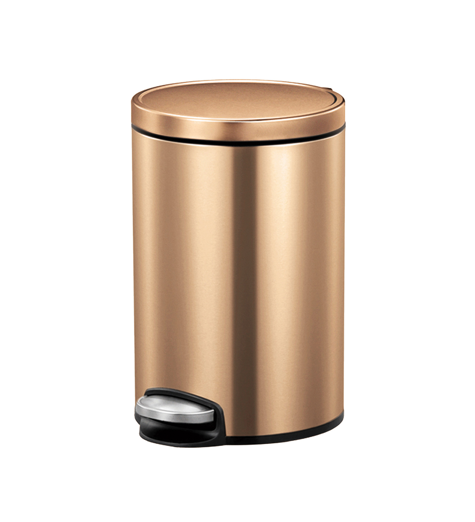 EKO 9115 Artistic Soft Close Fingerprint Resistant Step Bin Bronze Copper