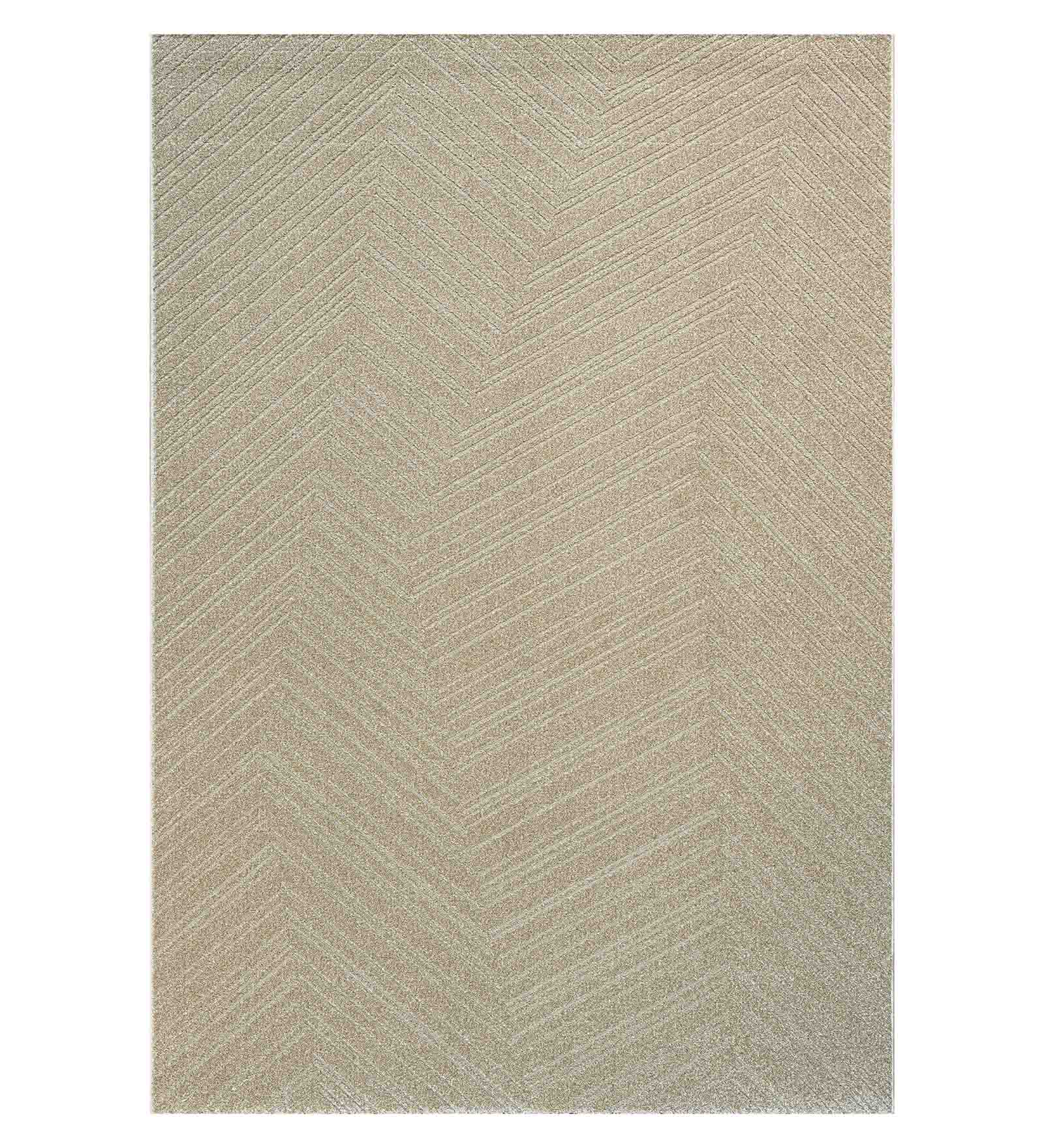 Trentino Abstract Machine Made Carpet Beige
