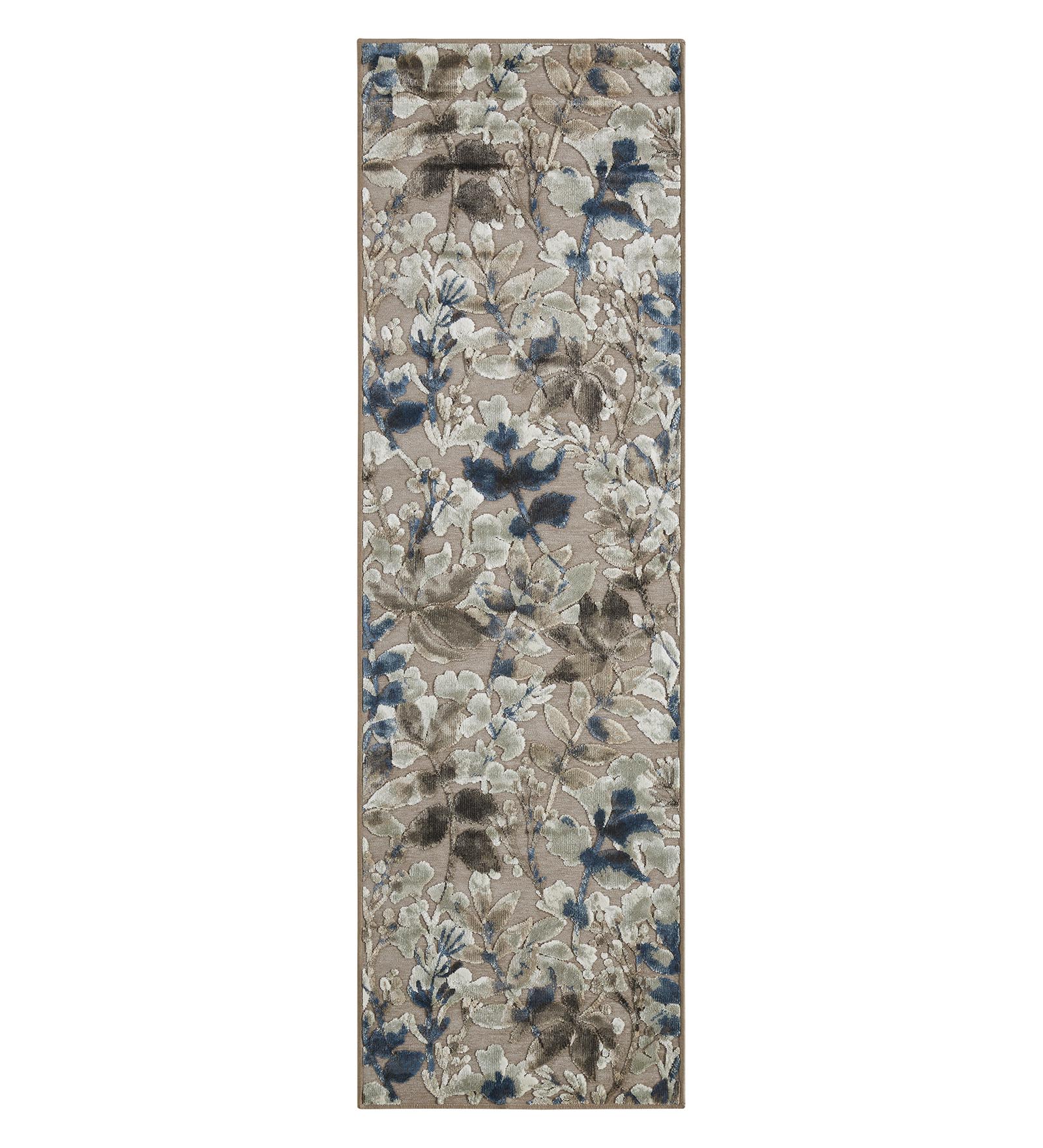 Genova Floral Runner L.Brown