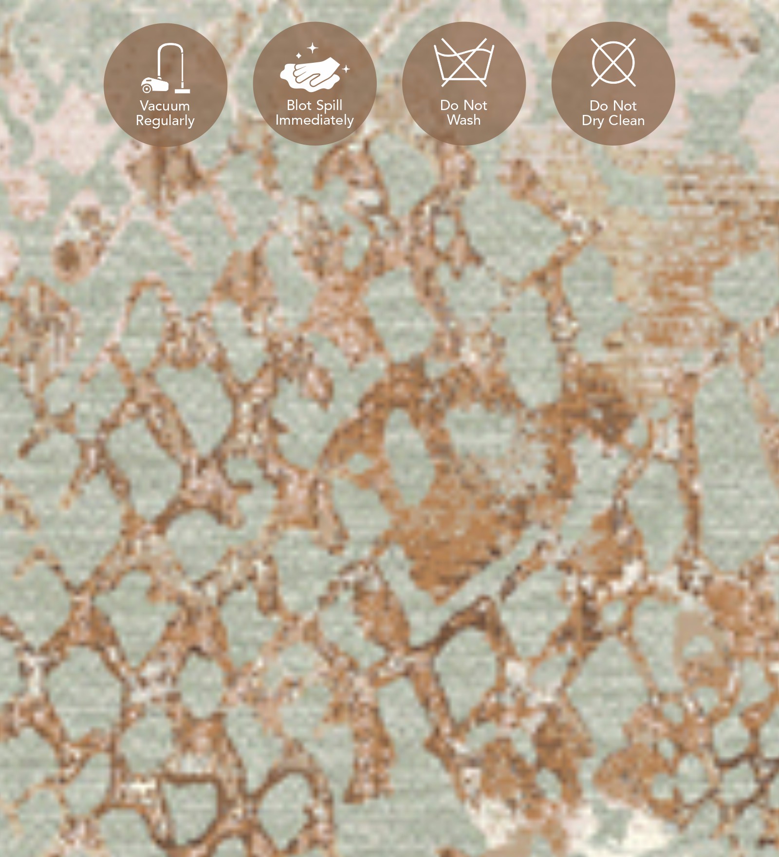 Genova Classical Carpet Brown