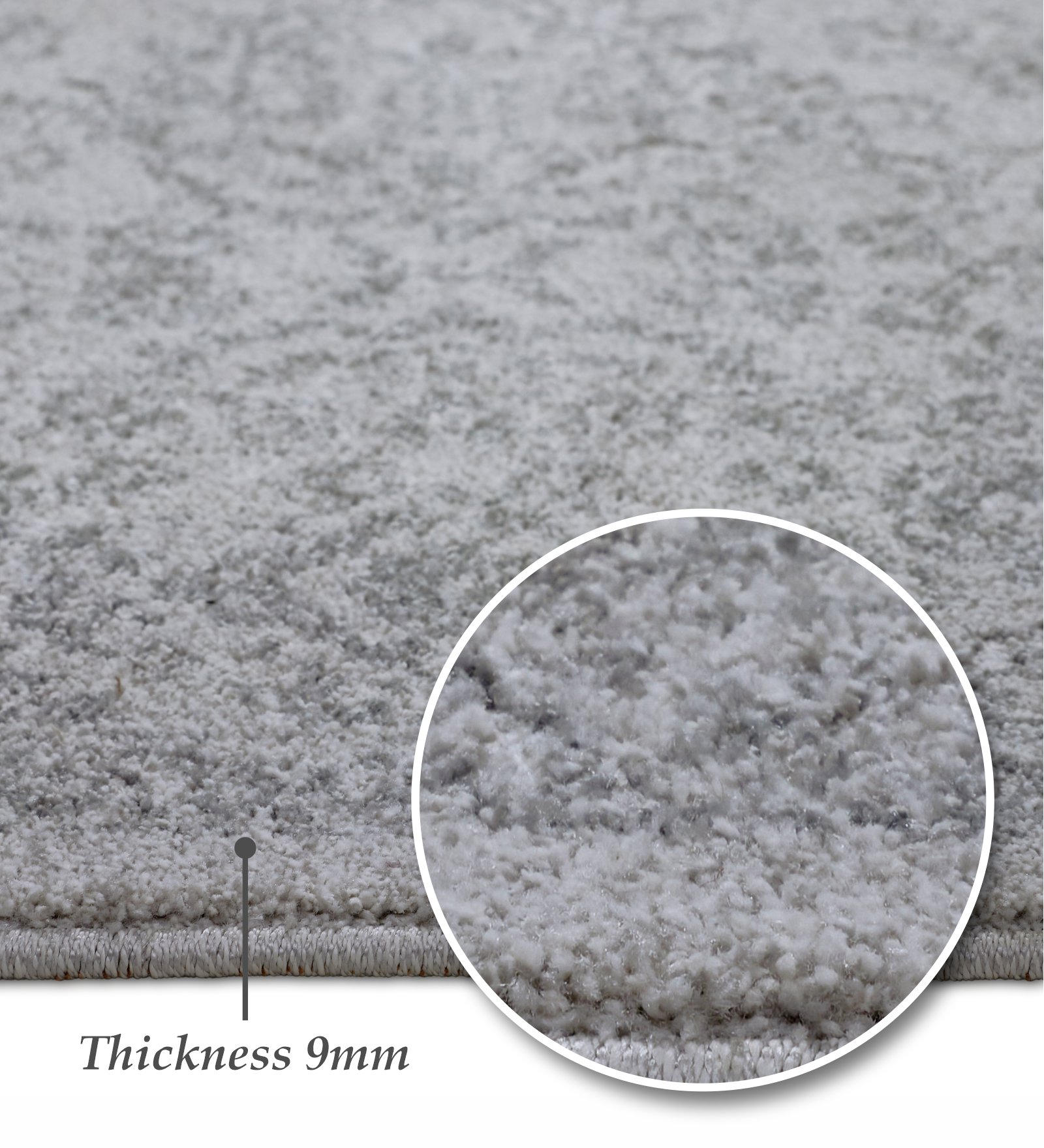 Trentino Classical Machine Made Carpet Grey