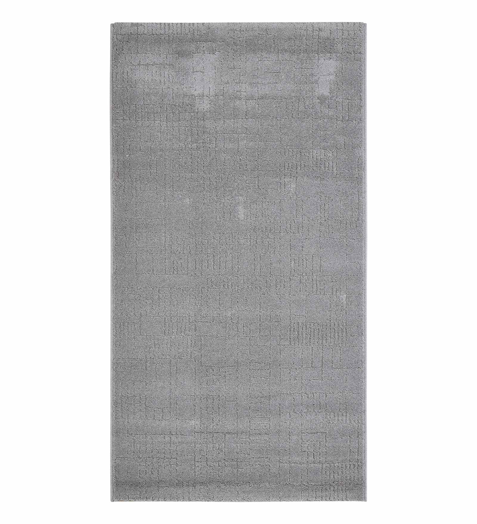 Trentino Abstract Machine Made Runner Grey
