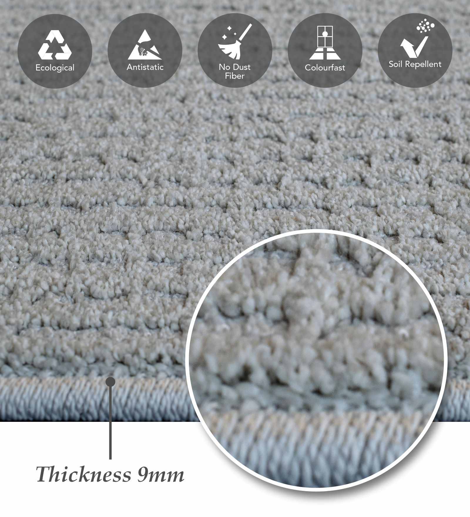 Trentino Abstract Machine Made Runner L Brown