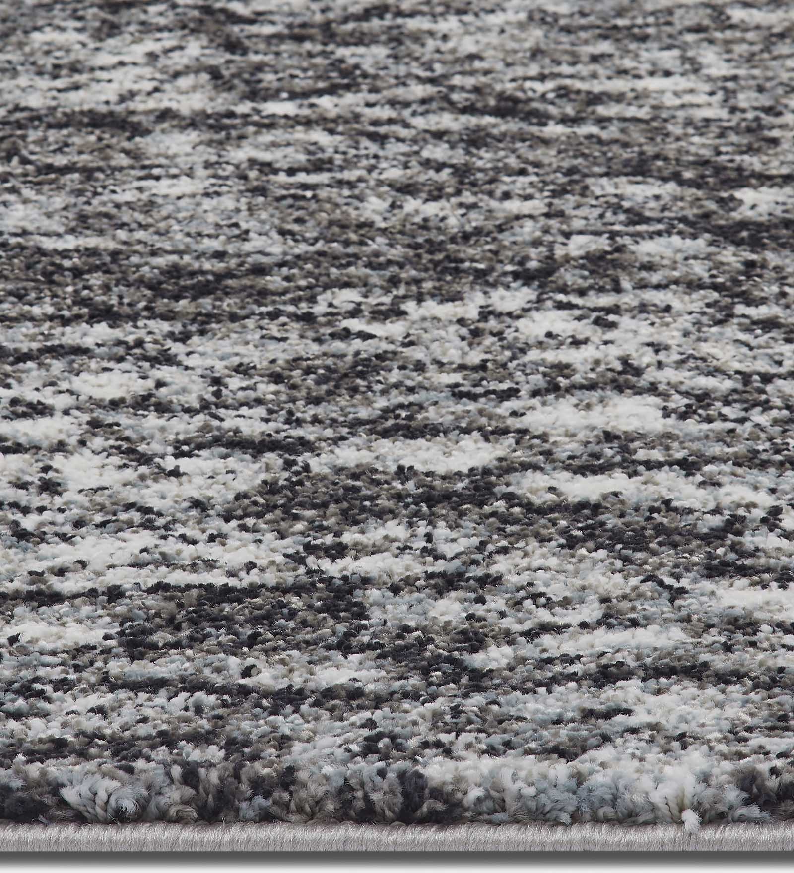 Softness Modern Abstract Carpet Charcoal and Cream