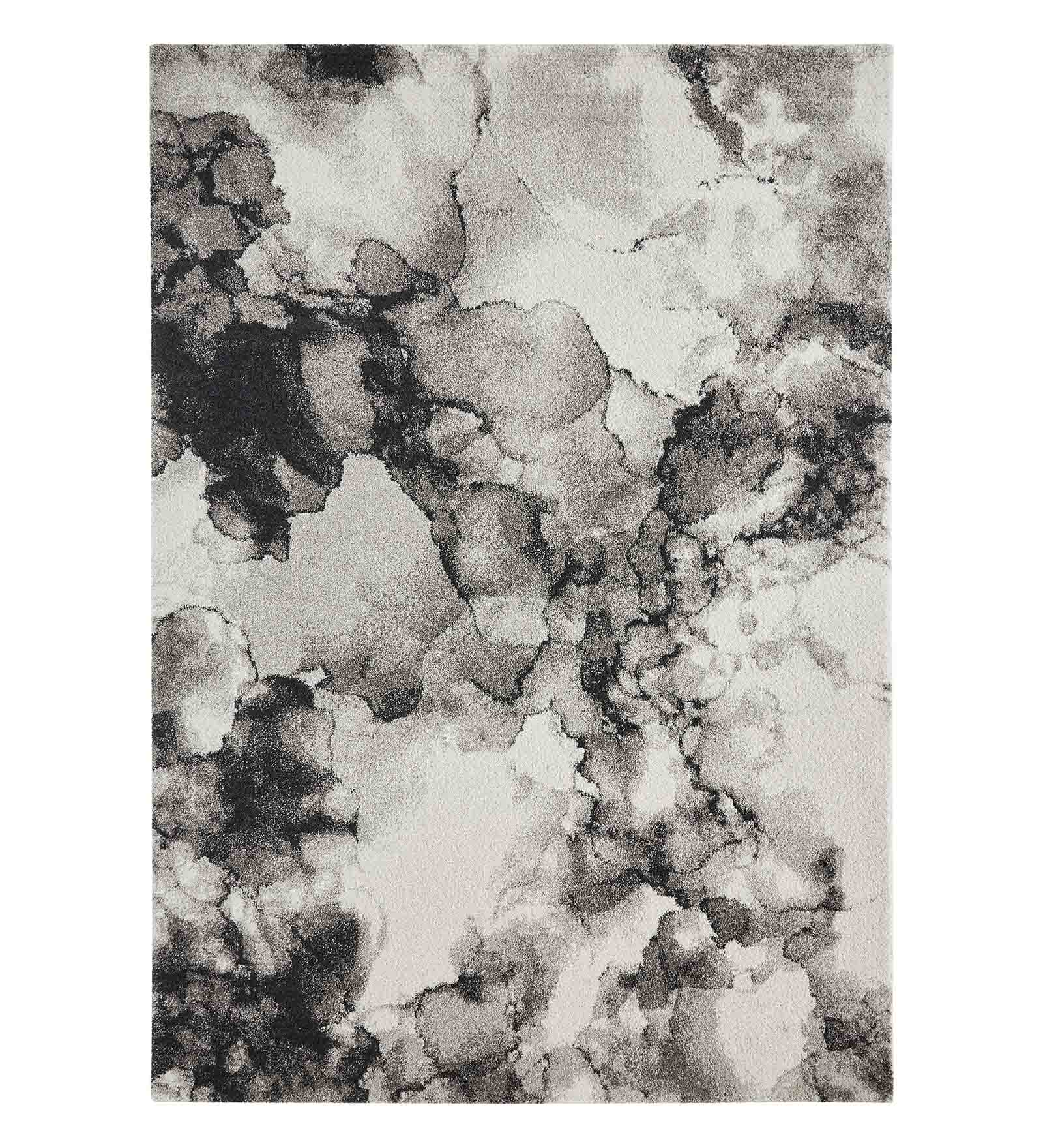 Softness Modern Carpet Charcoal and Beige