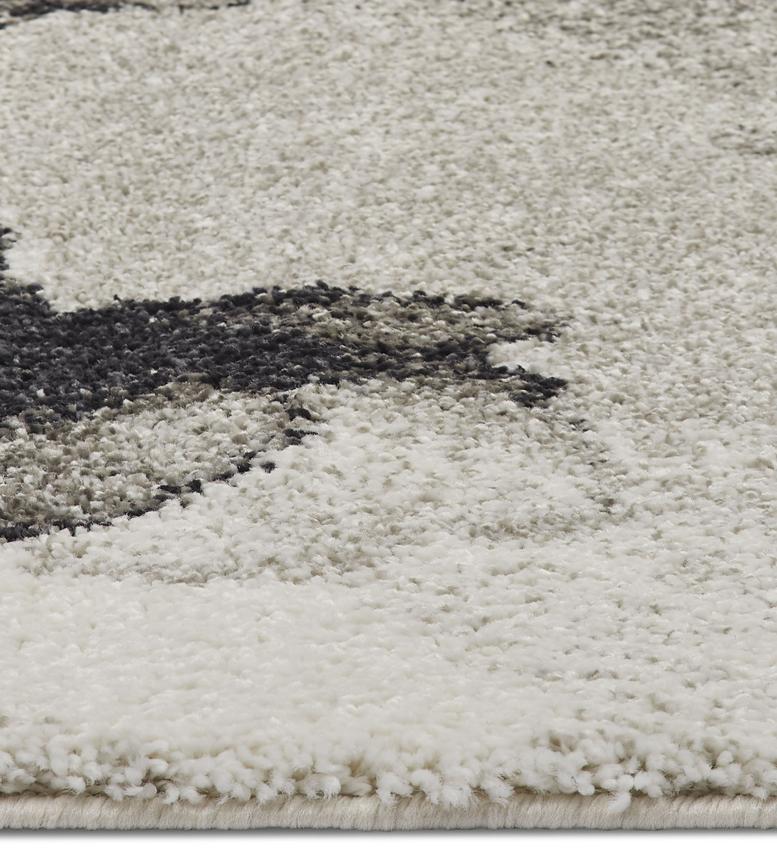 Softness Modern Carpet Charcoal and Beige