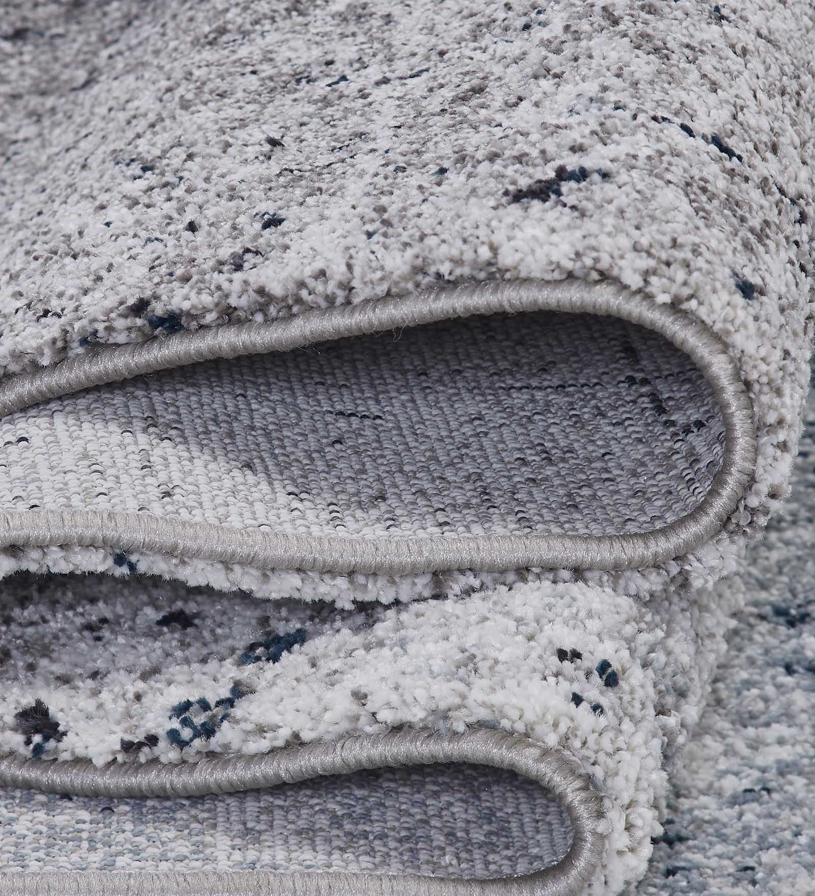 Softness Modern Abstract Carpet D.Blue