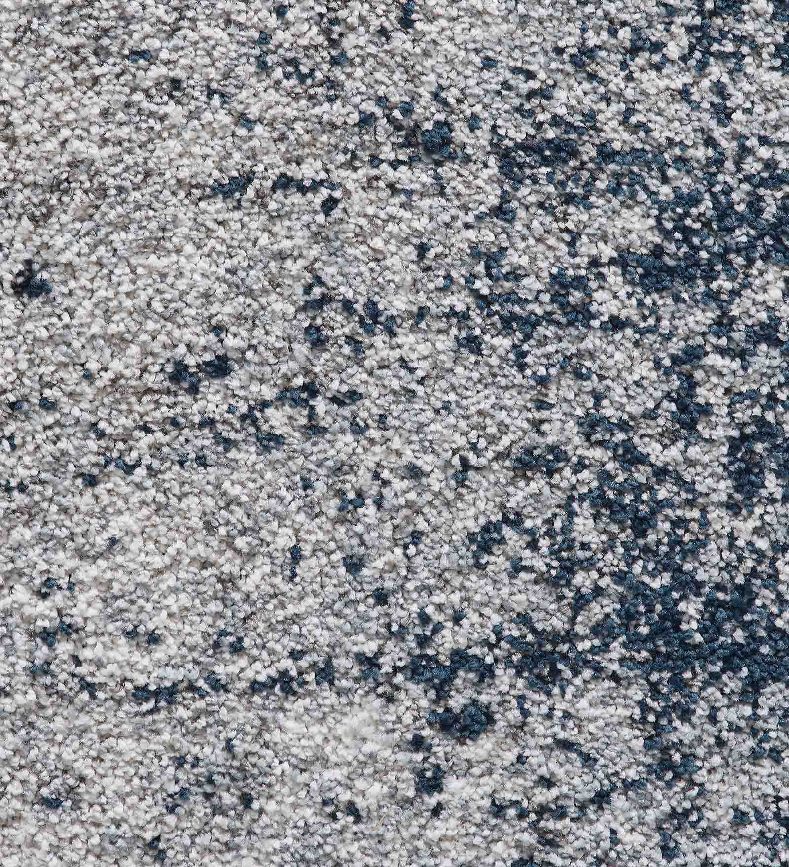 Softness Modern Abstract Carpet D.Blue